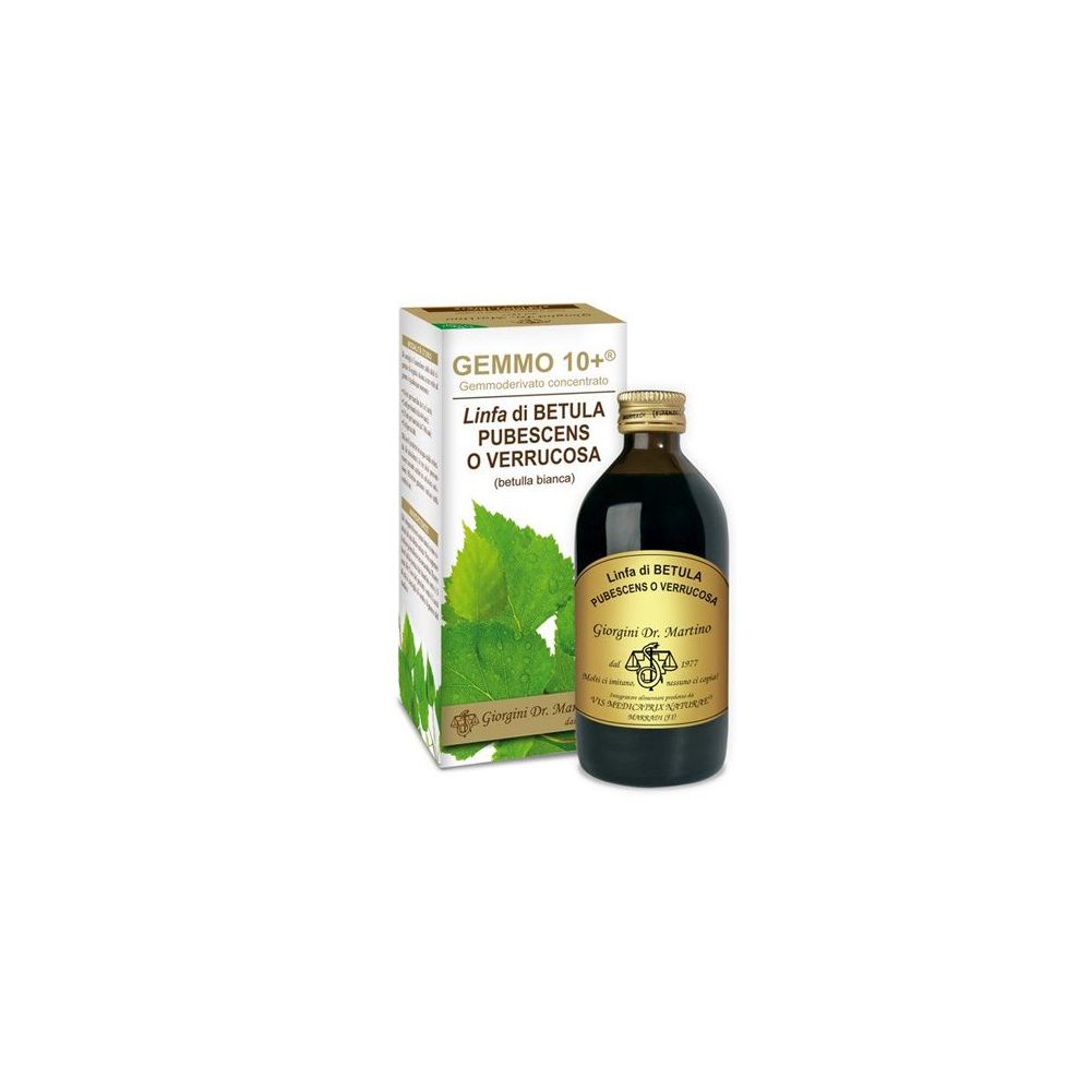 Gemmo 10+ Betulla B Linfa 200 Ml Liquido Analcolico