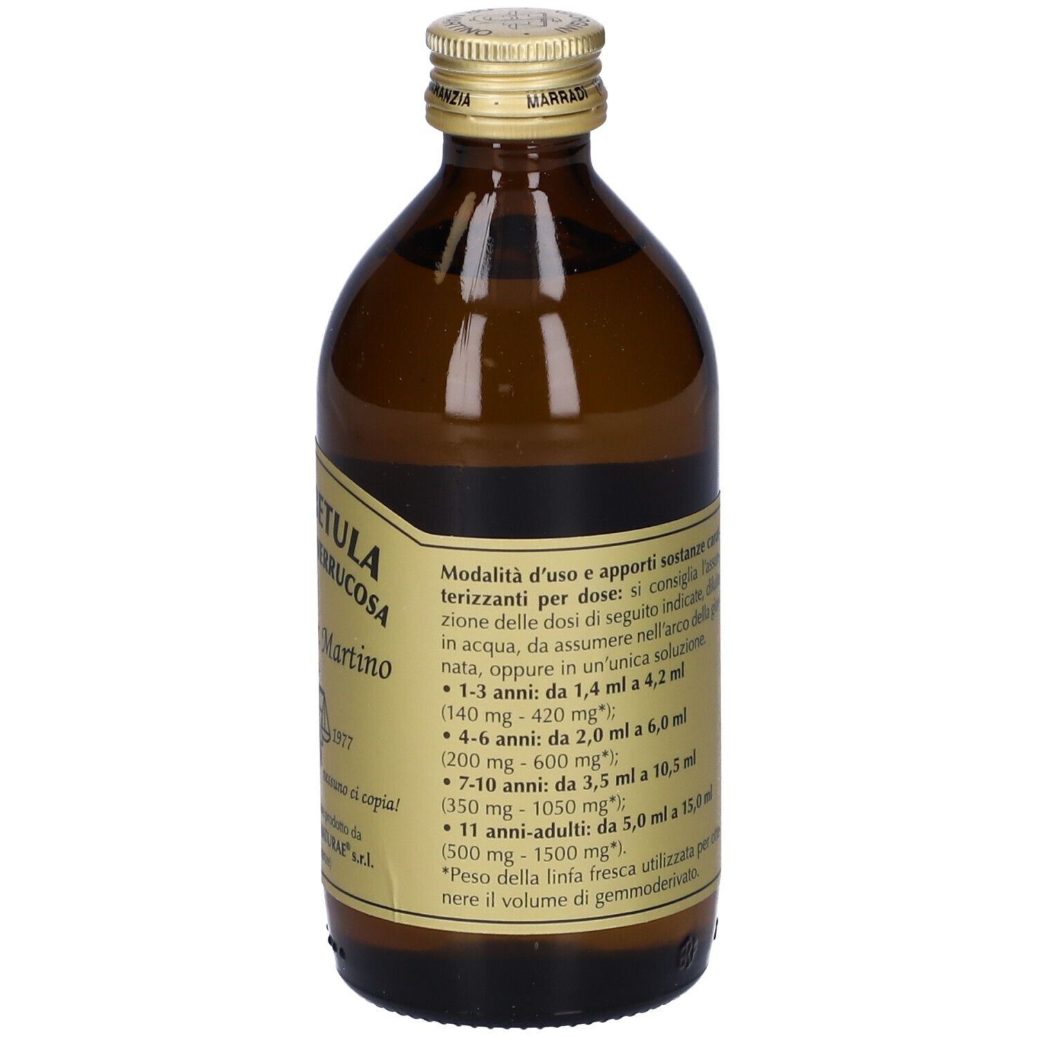 Gemmo 10+ Betulla B Linfa 200 Ml Liquido Analcolico