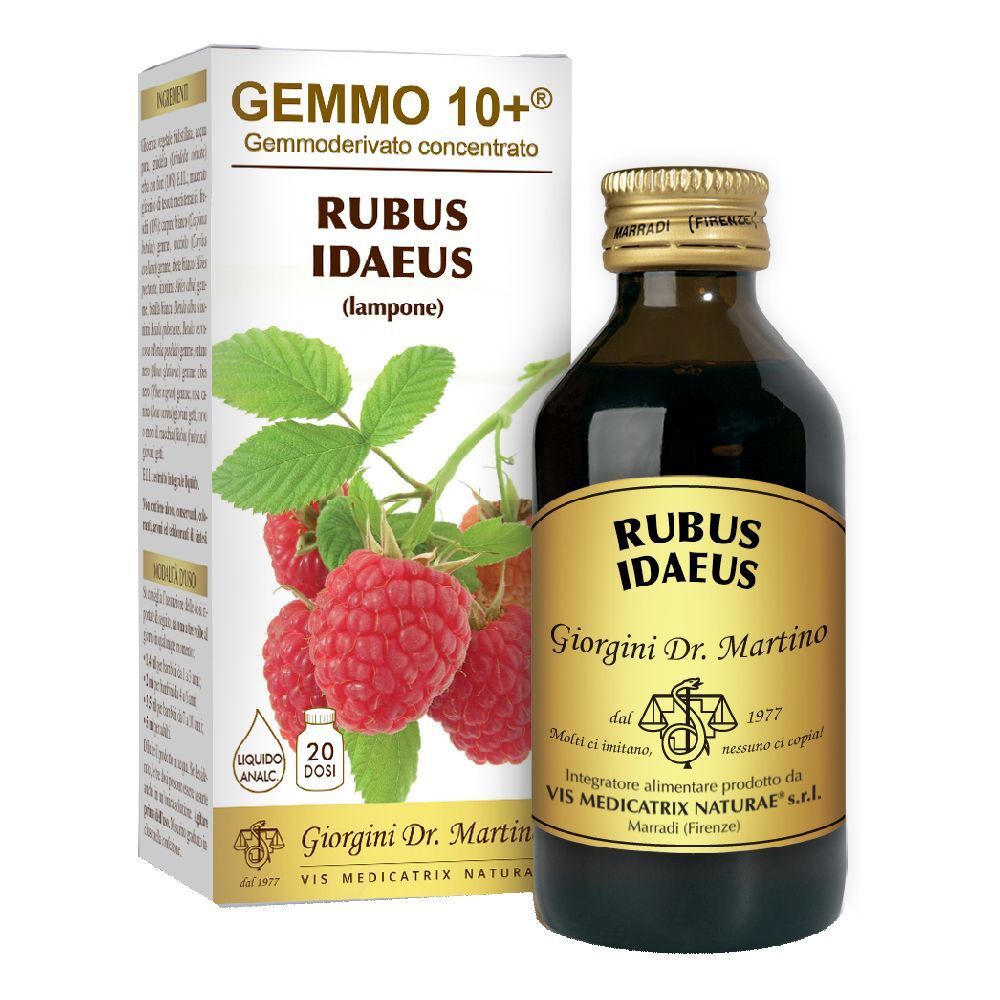 Gemmo 10+ Lampone Liquido Analcolico 100 Ml