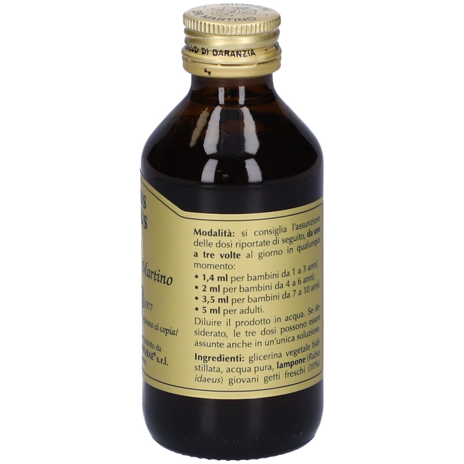 Gemmo 10+ Lampone Liquido Analcolico 100 Ml