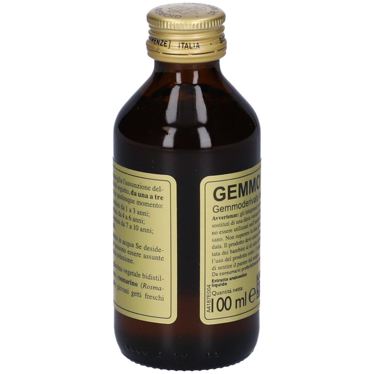 Gemmo 10+ Rosmarino Liquido Analcolico 100 Ml