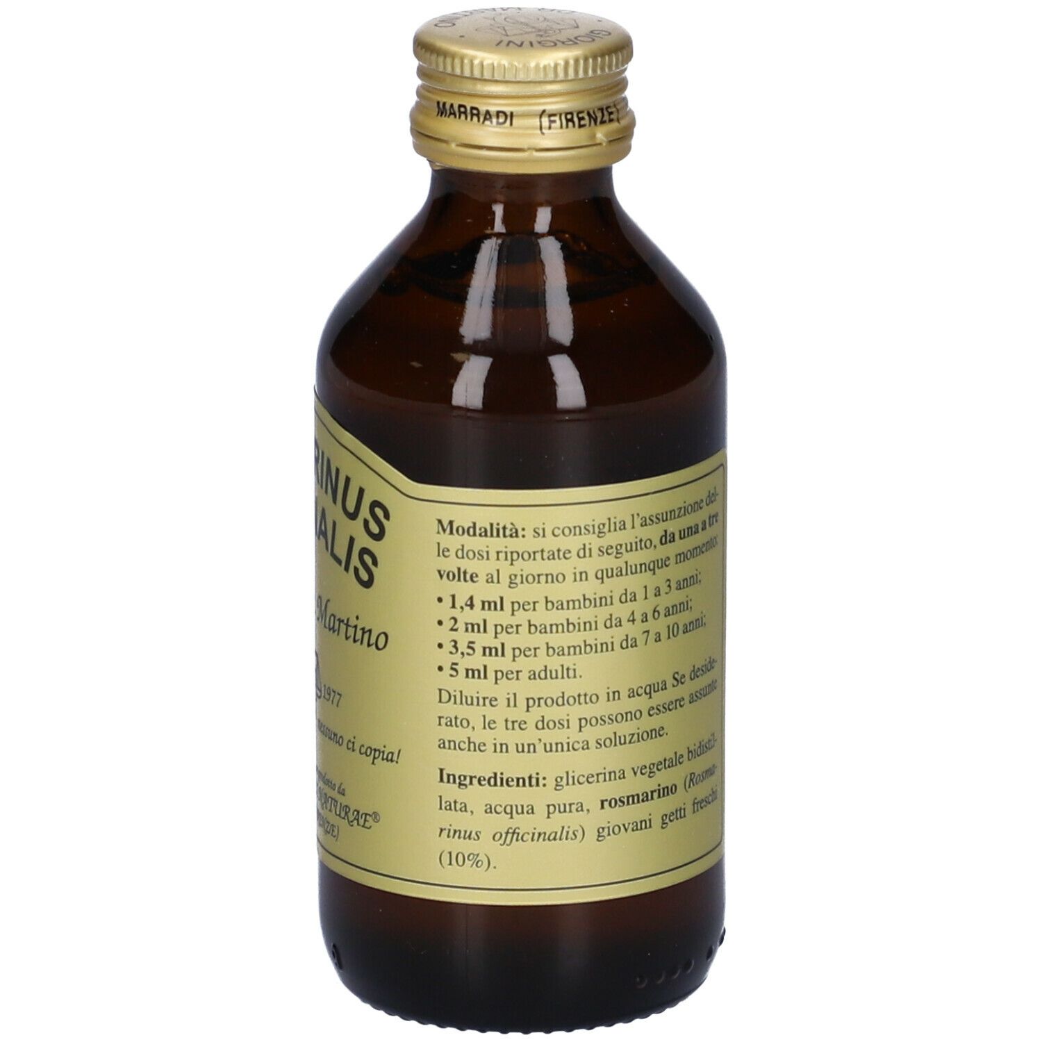 Gemmo 10+ Rosmarino Liquido Analcolico 100 Ml
