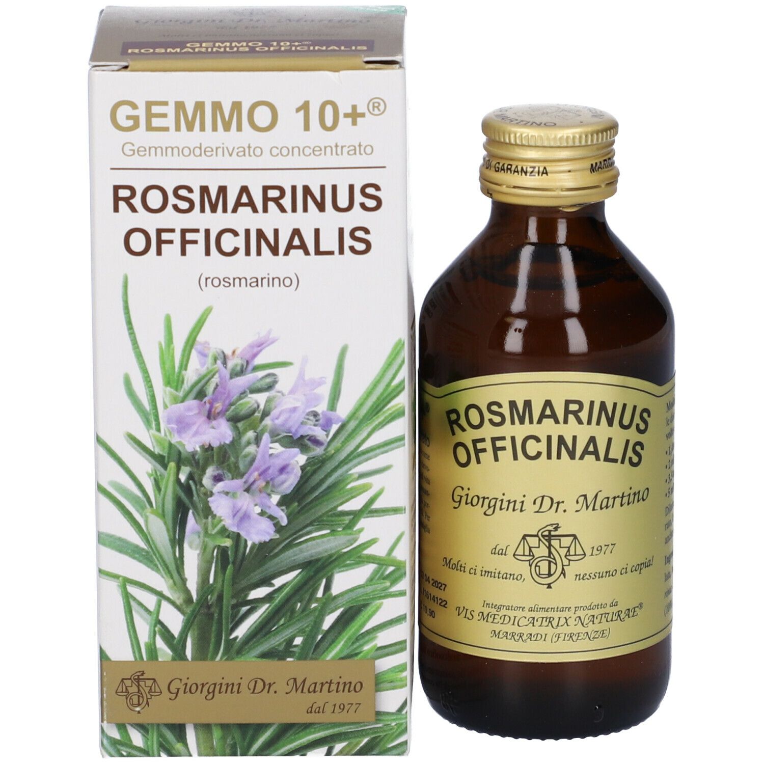 Gemmo 10+ Rosmarino Liquido Analcolico 100 Ml