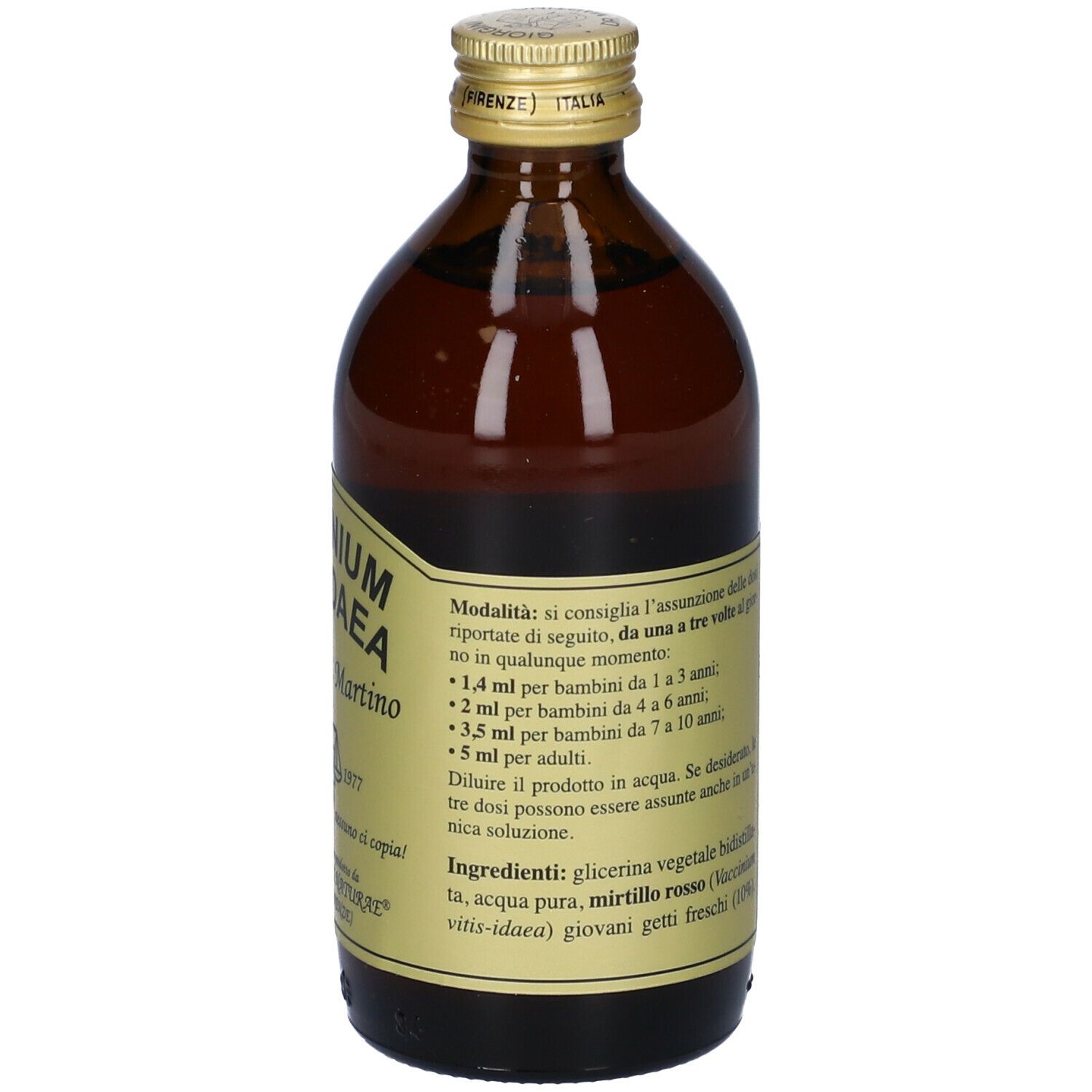 Gemmo 10+ Mirtillo Rosso Liquido Analcolico 200 Ml