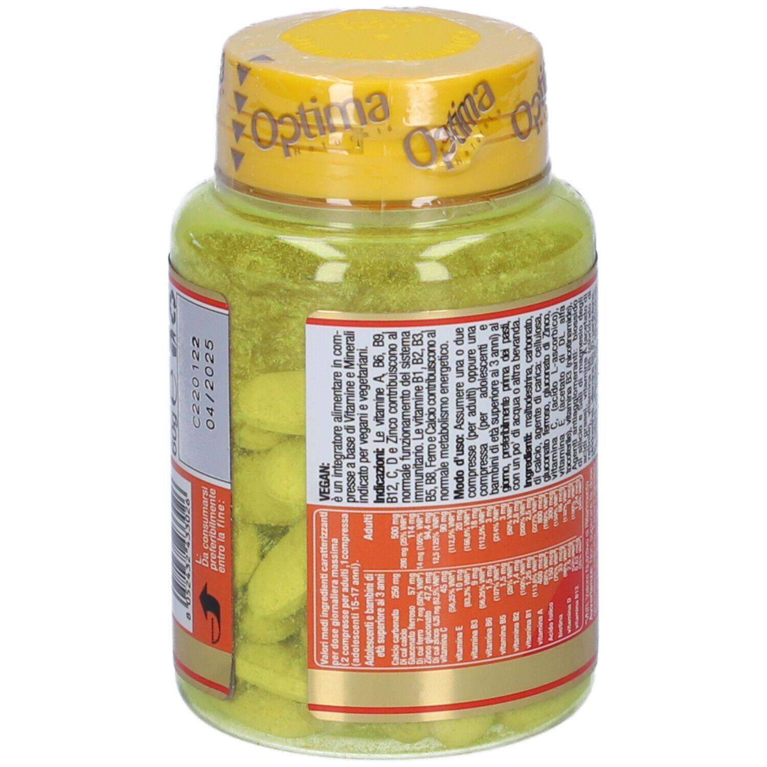 Colours Of Life Vegan 12 Vitamine + 3 Minerali 60 Compresse