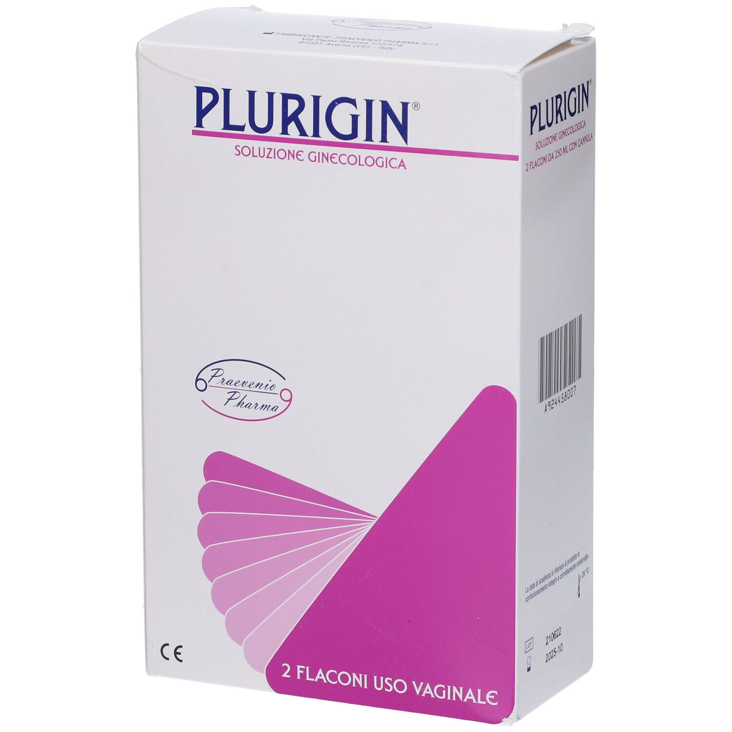 Plurigin Soluzione Ginecologica 2 Flaconi 250 Ml Con Cannula