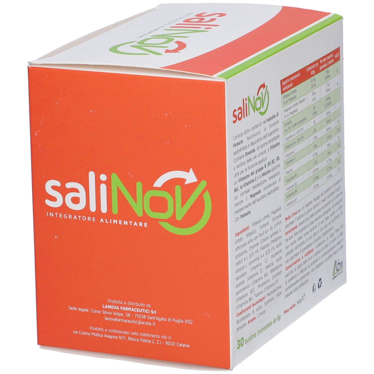 Salinov 30 Bustine 180 G