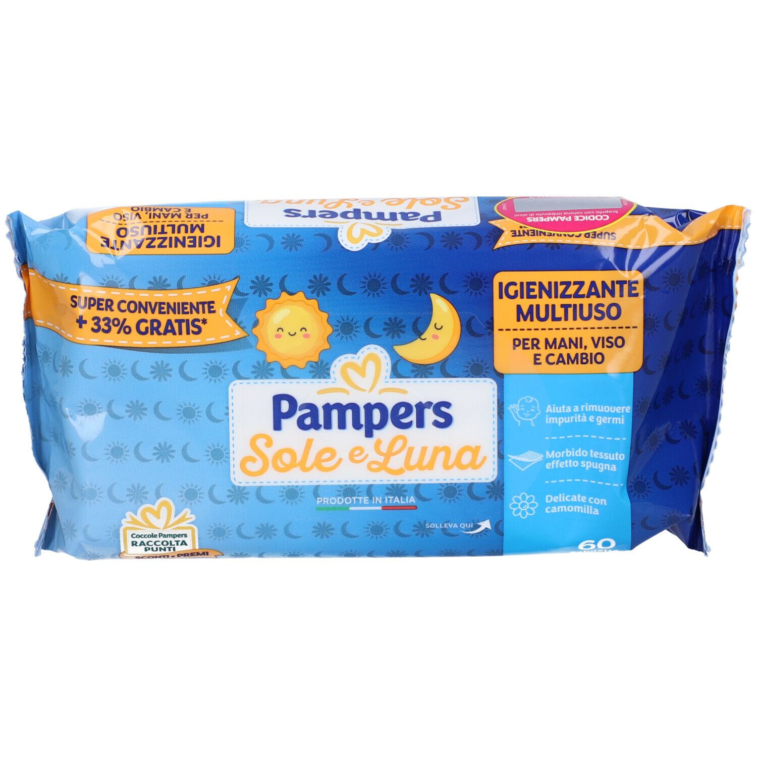 Pampers Sole e Luna 60 pz