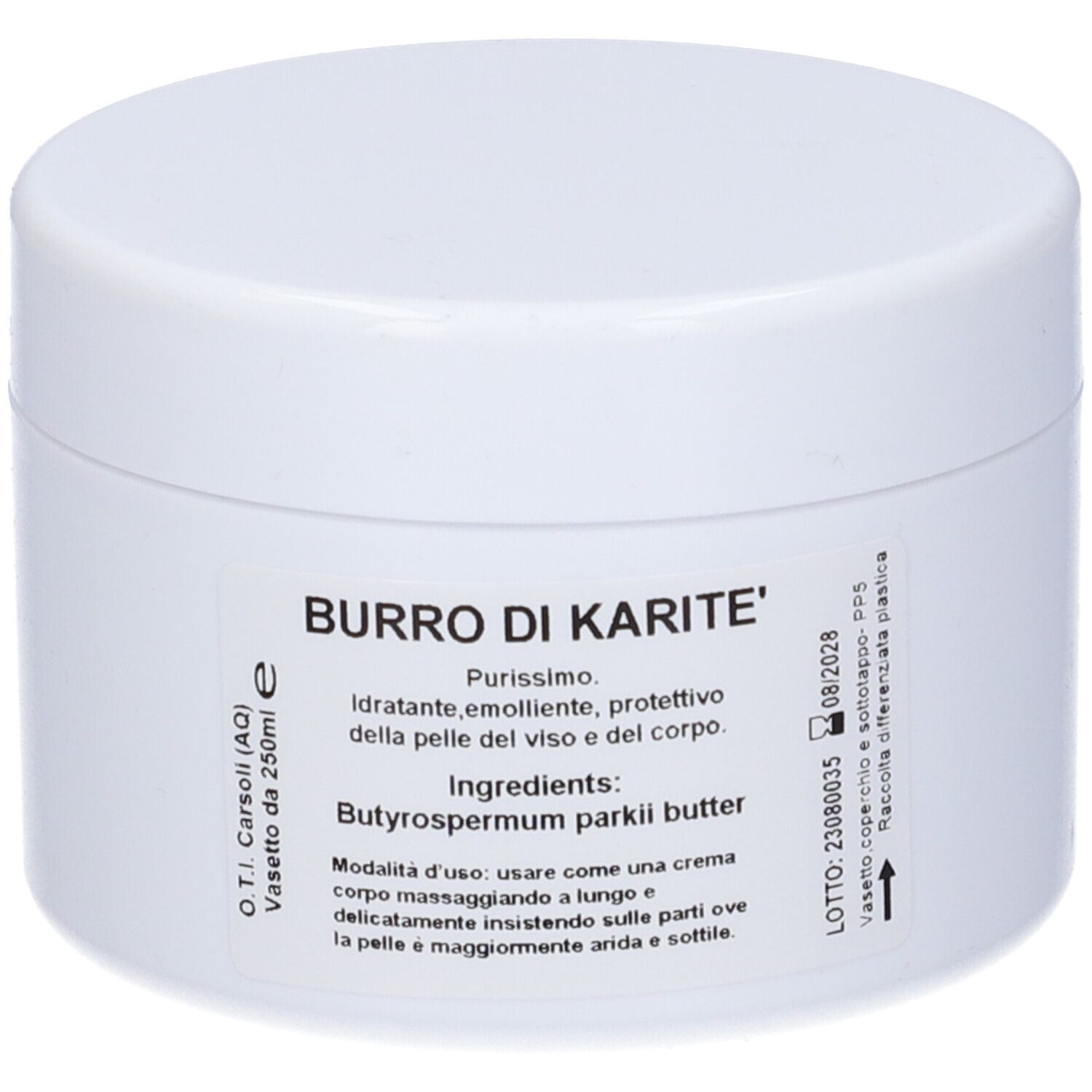 Burro Di Karite' 225G