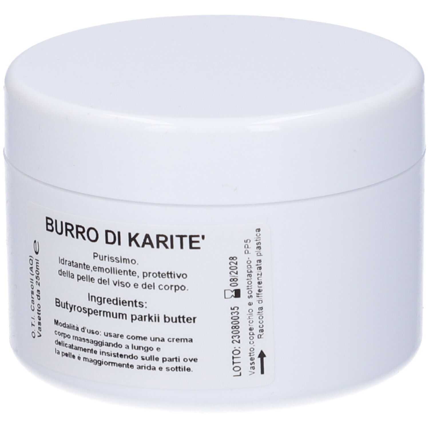 Burro Di Karite' 225G
