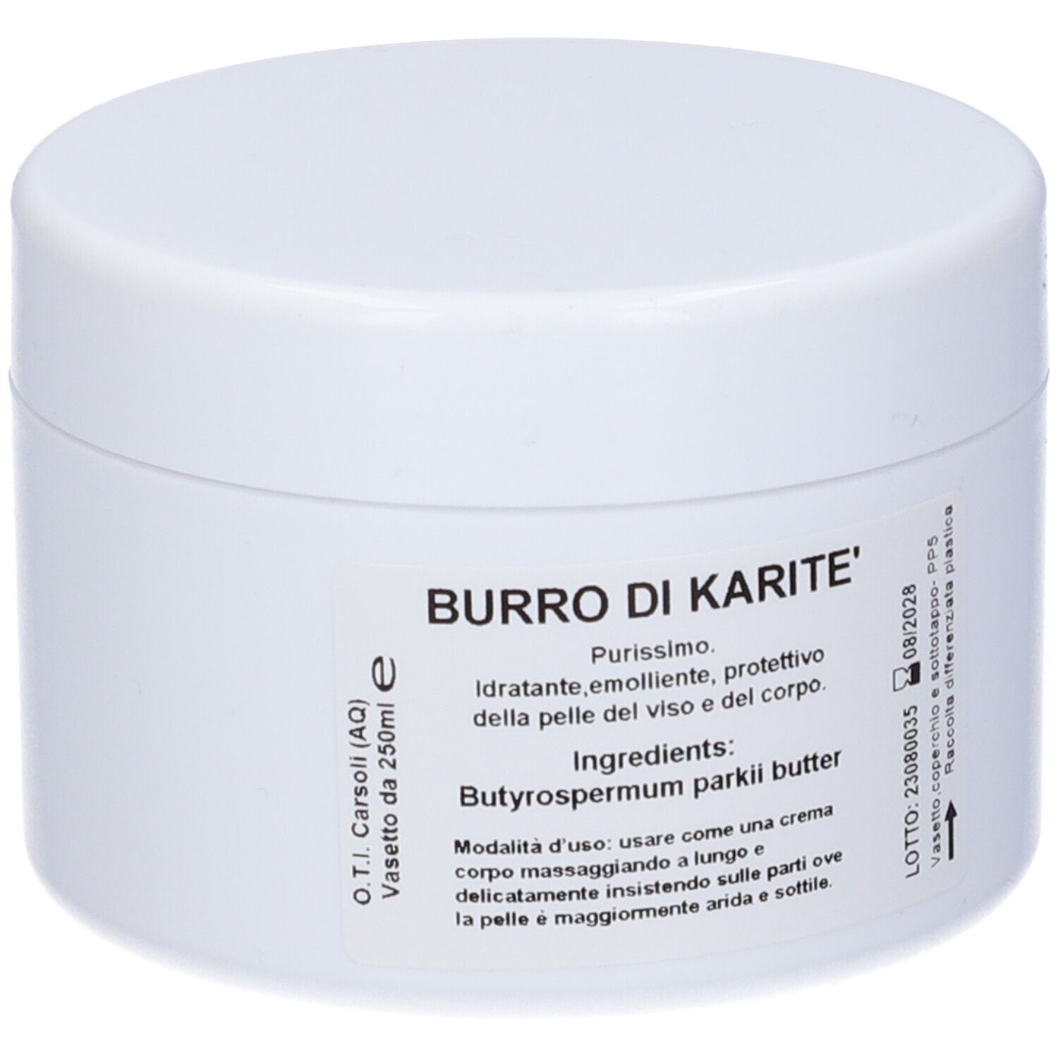 Burro Di Karite' 225G