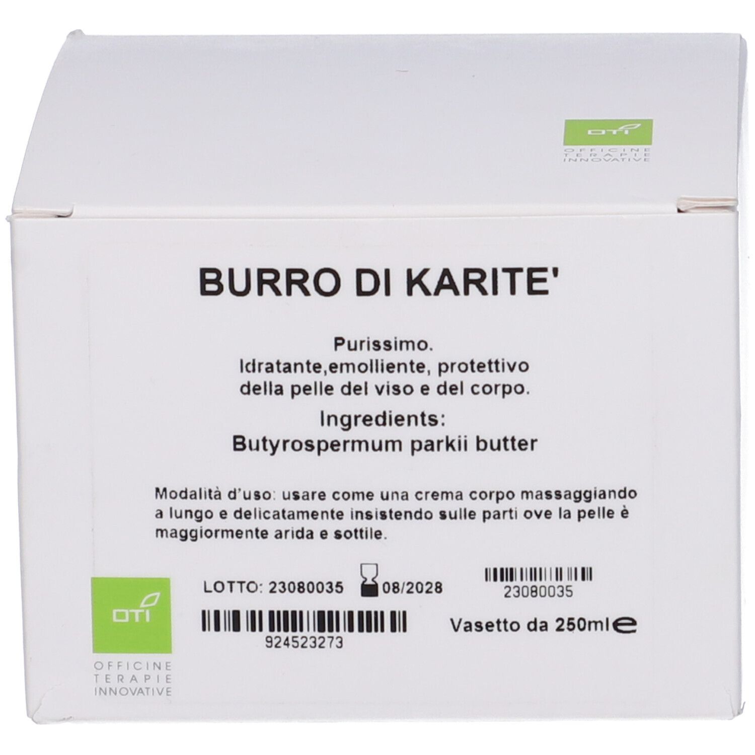 Burro Di Karite' 225G