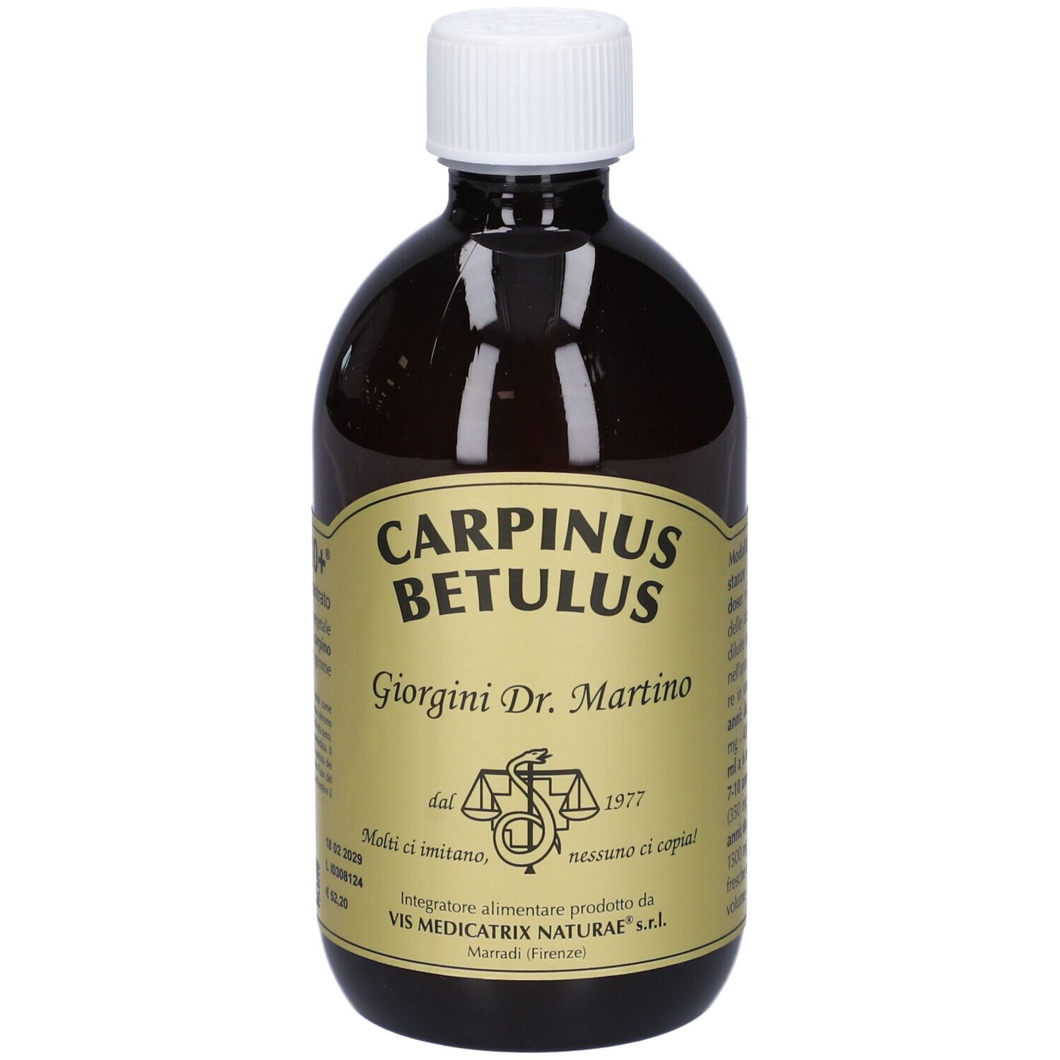 Gemmo 10+ Carpino Bianco 500 Ml Liquido Analcolico