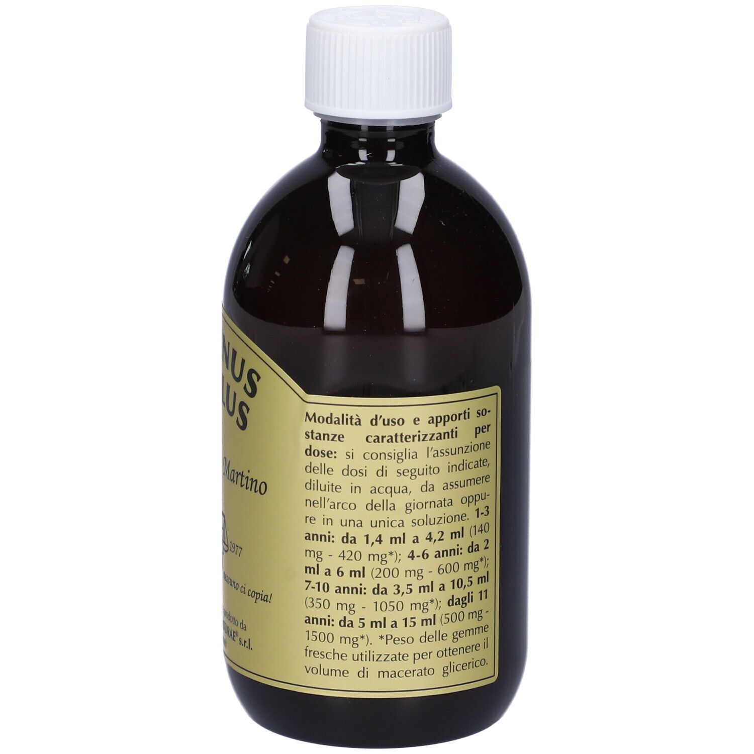 Gemmo 10+ Carpino Bianco 500 Ml Liquido Analcolico