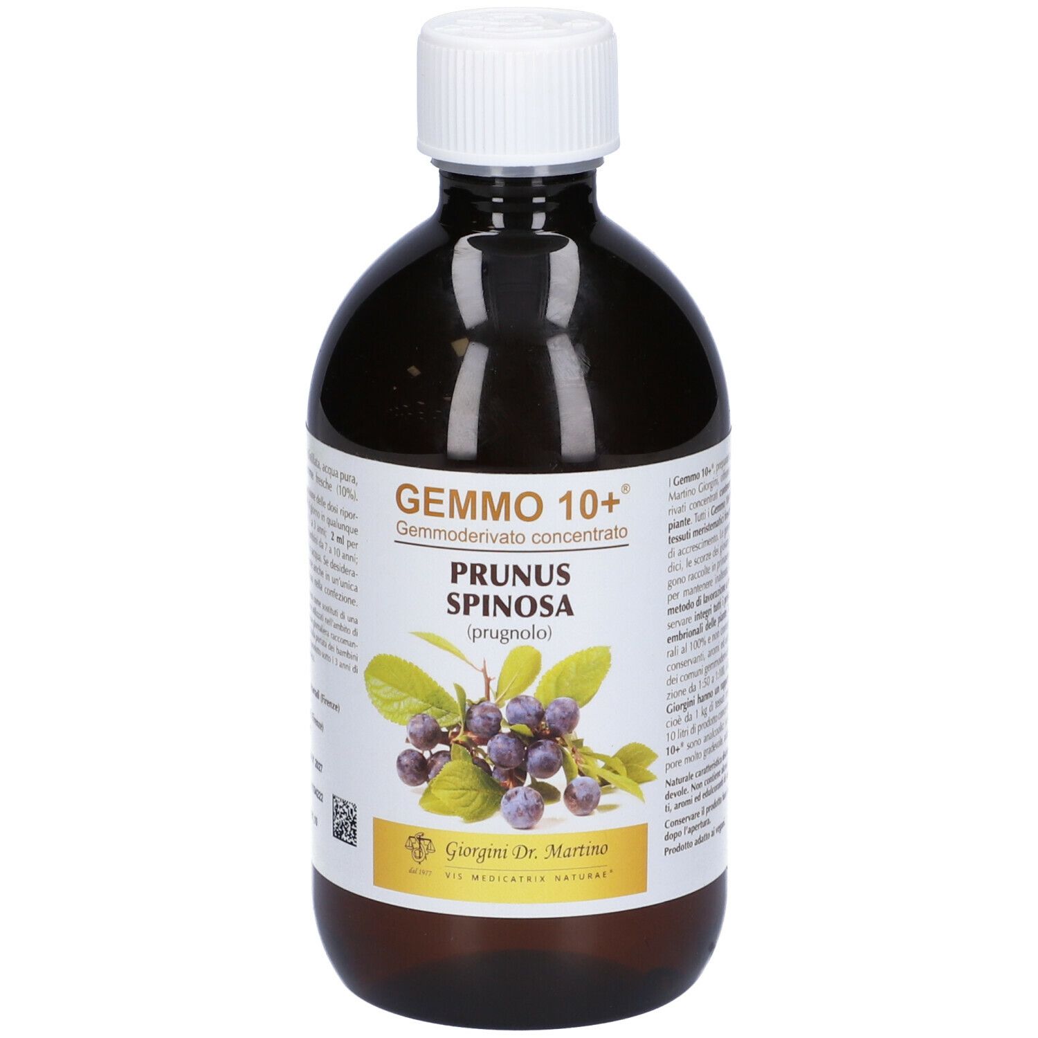 Gemmo 10+ Prugnolo 500 Ml Liquido Analcolico