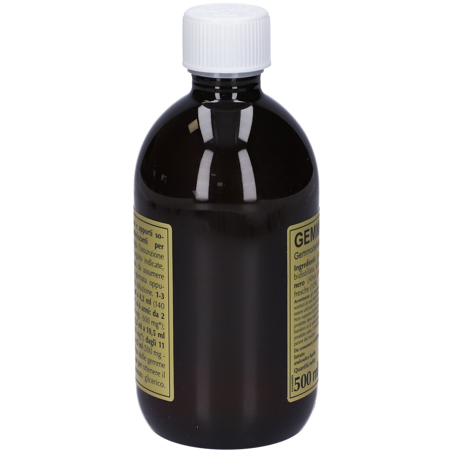 Gemmo 10+ Ontano Nero 500 Ml Liquido Analcolico