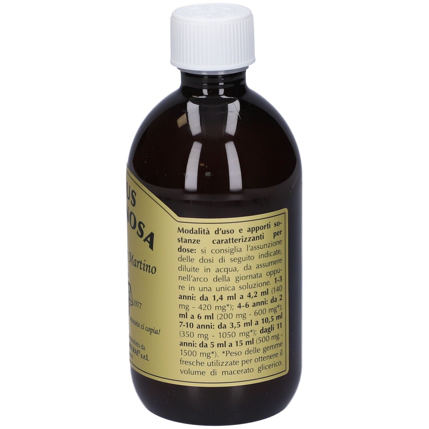 Gemmo 10+ Ontano Nero 500 Ml Liquido Analcolico