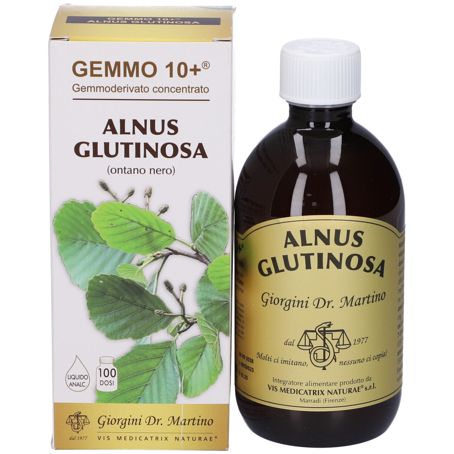 Gemmo 10+ Ontano Nero 500 Ml Liquido Analcolico