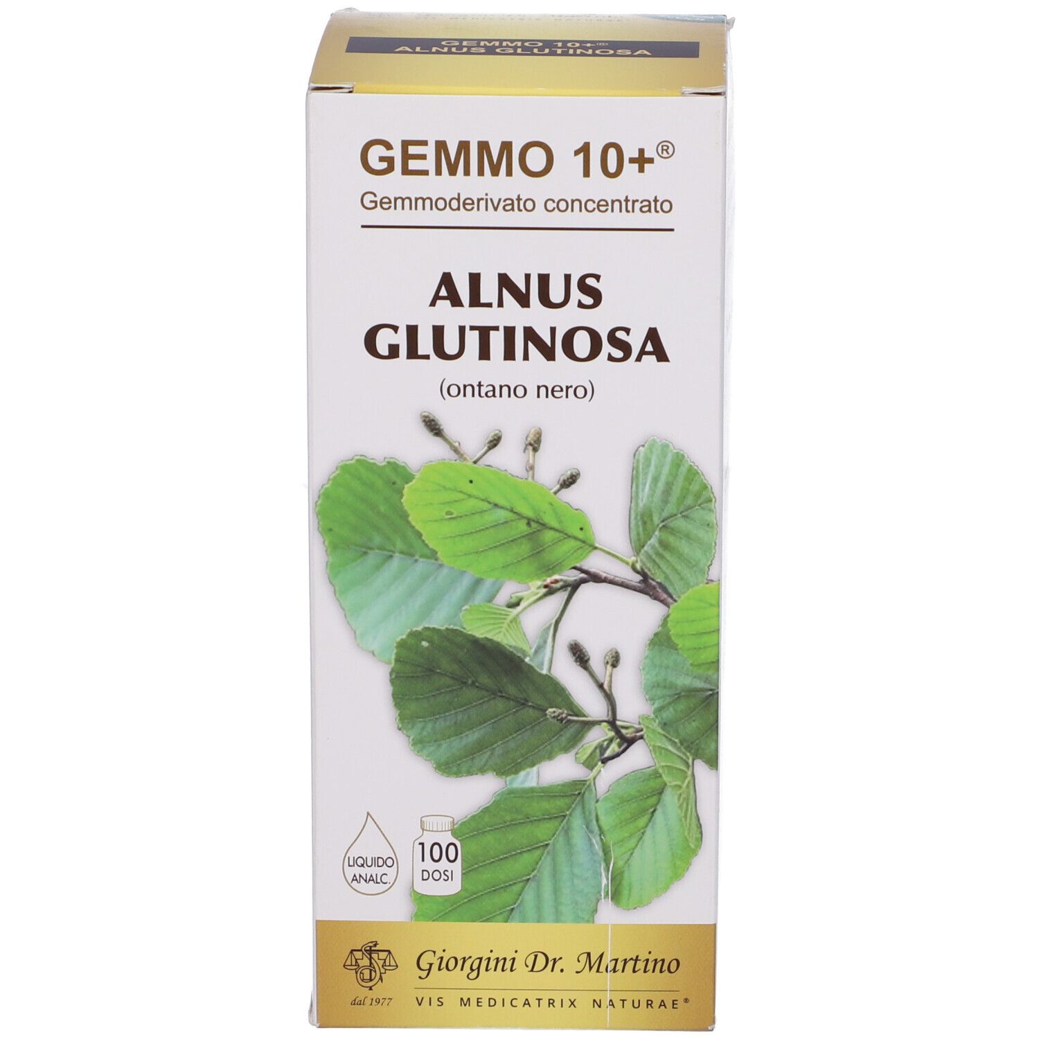 Gemmo 10+ Ontano Nero 500 Ml Liquido Analcolico