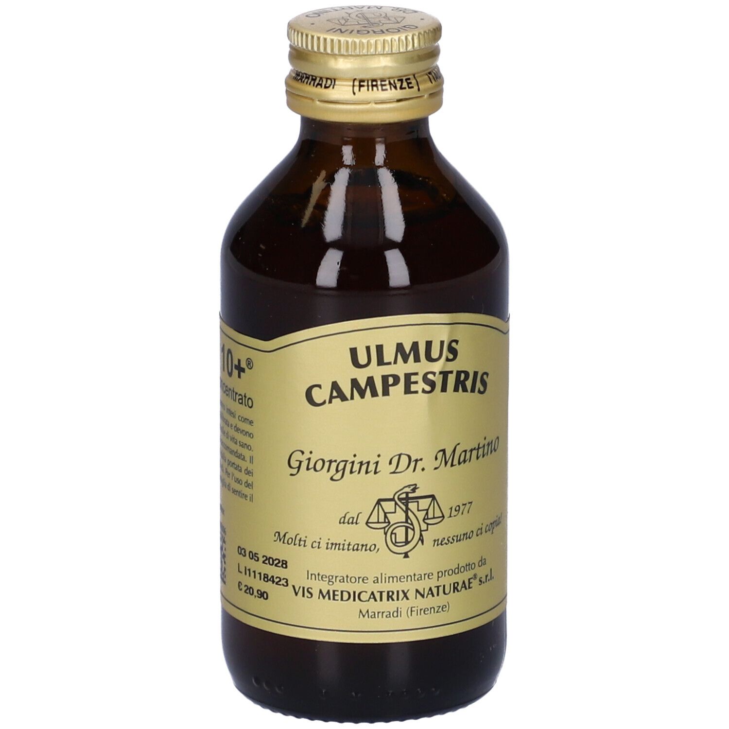 Gemmo 10+ Olmo Campestre 100 Ml Liquido Analcolico