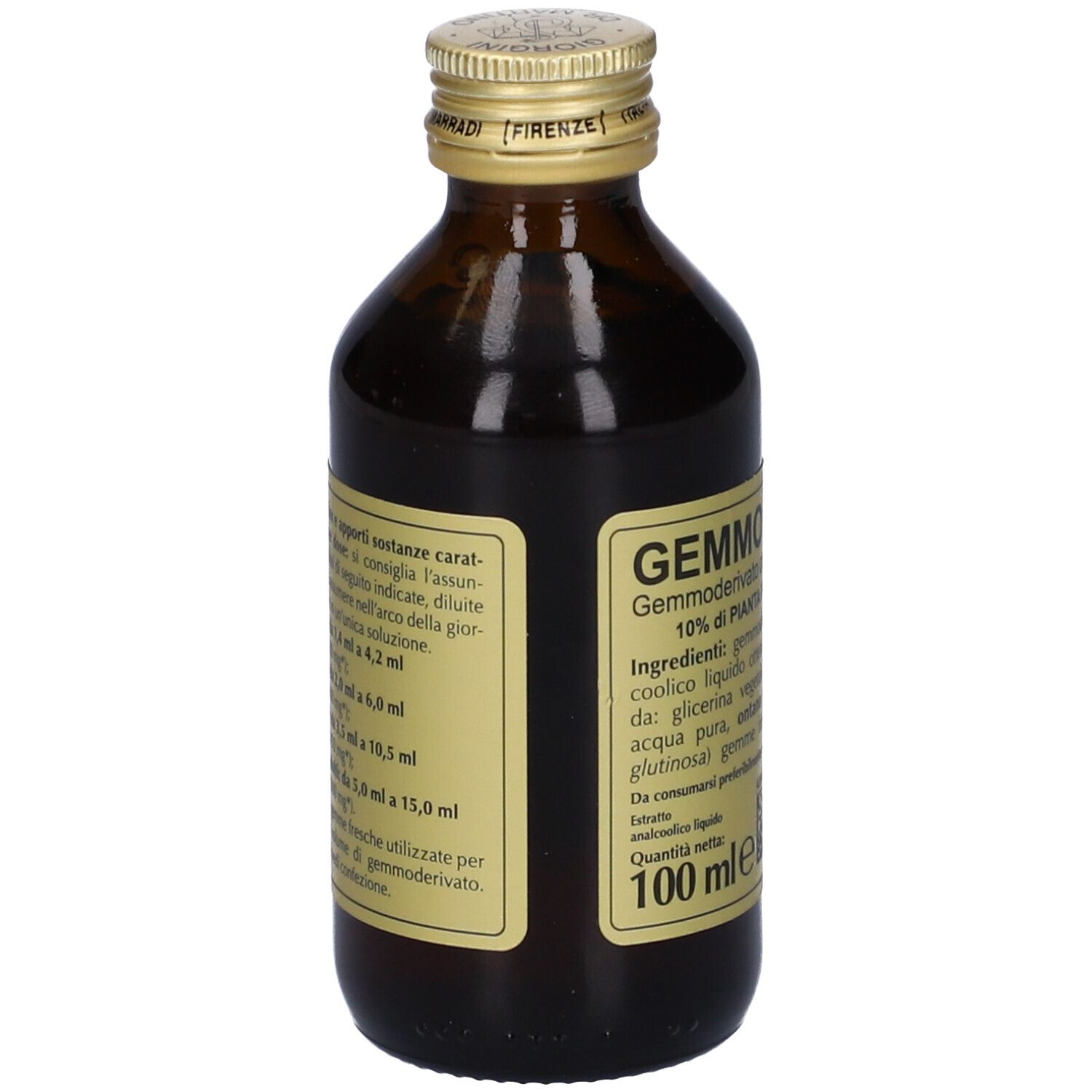 Gemmo 10+ Ontano Nero 100 Ml Liquido Analcolico