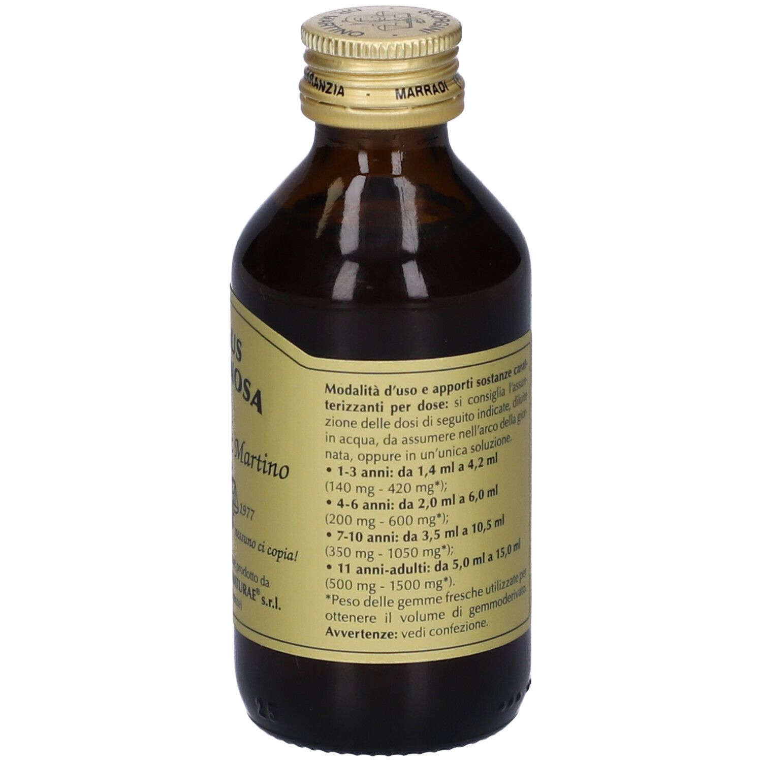 Gemmo 10+ Ontano Nero 100 Ml Liquido Analcolico