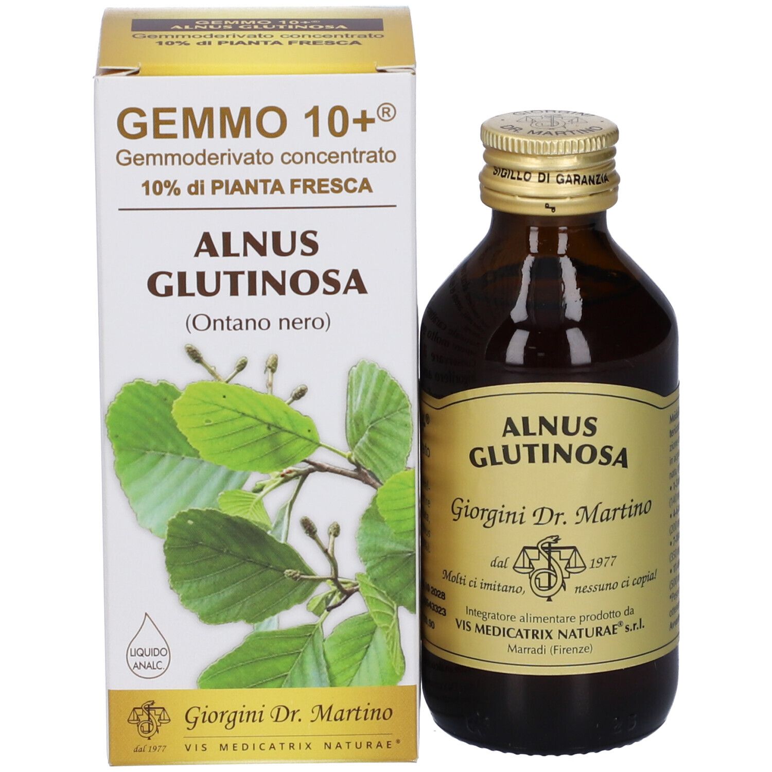 Gemmo 10+ Ontano Nero 100 Ml Liquido Analcolico