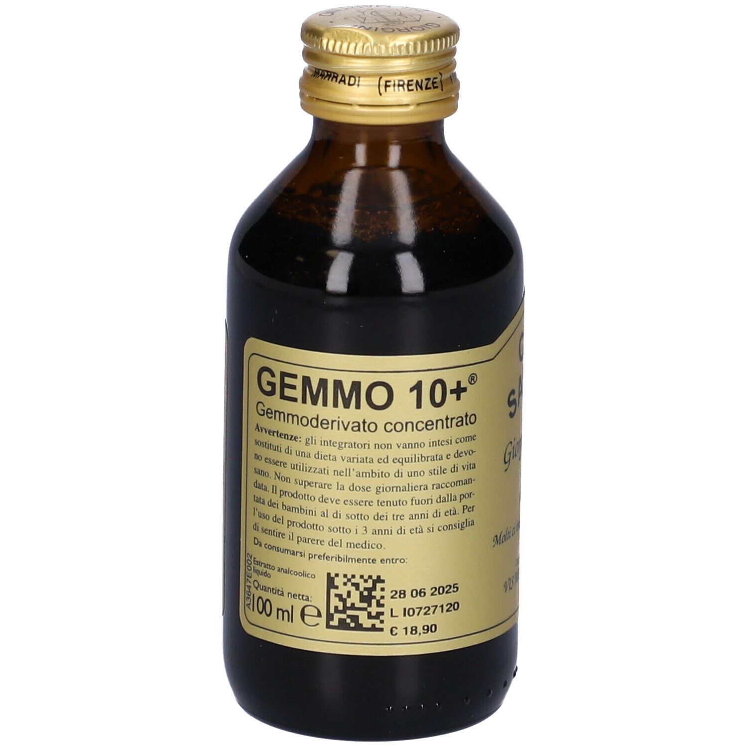Gemmo 10+ Sanguinella 100 Ml Liquido Analcolico