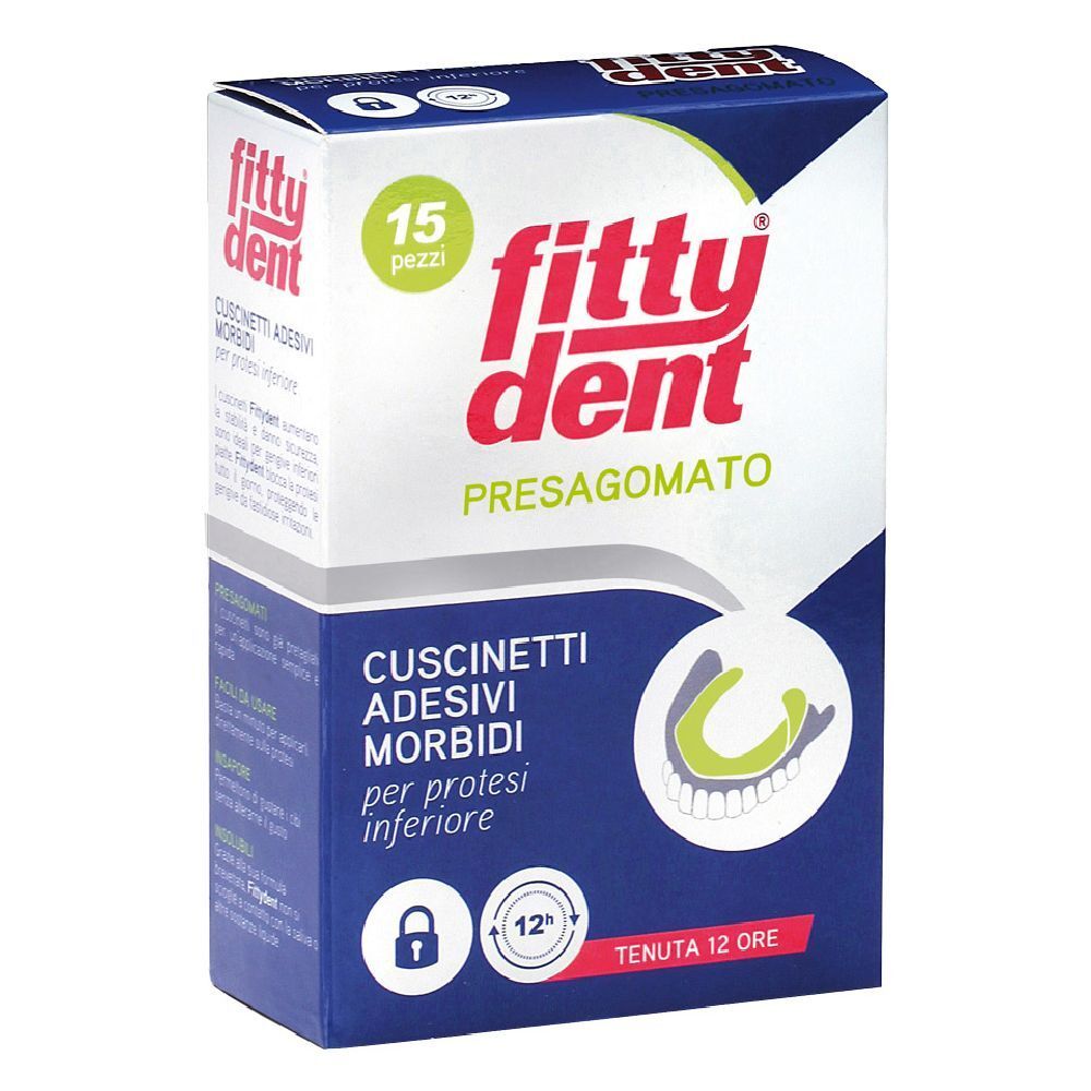 Fittydent Cuscinetti Adesivi Morbidi Per Protesi Inferiore