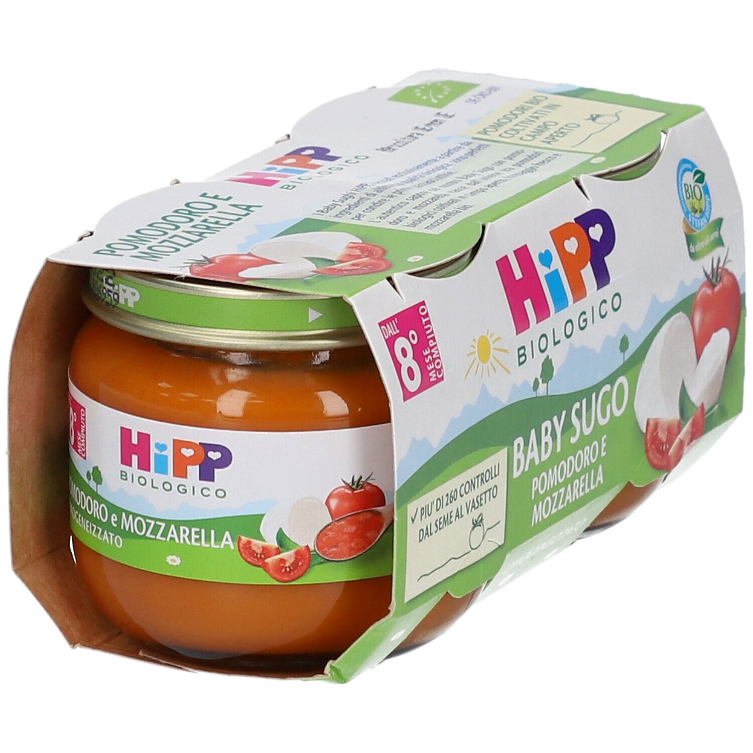 HiPP Biologico Baby Sugo Pomodoro e Mozzarella