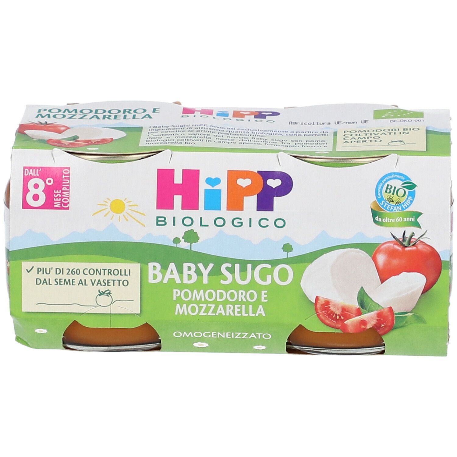 HiPP Biologico Baby Sugo Pomodoro e Mozzarella
