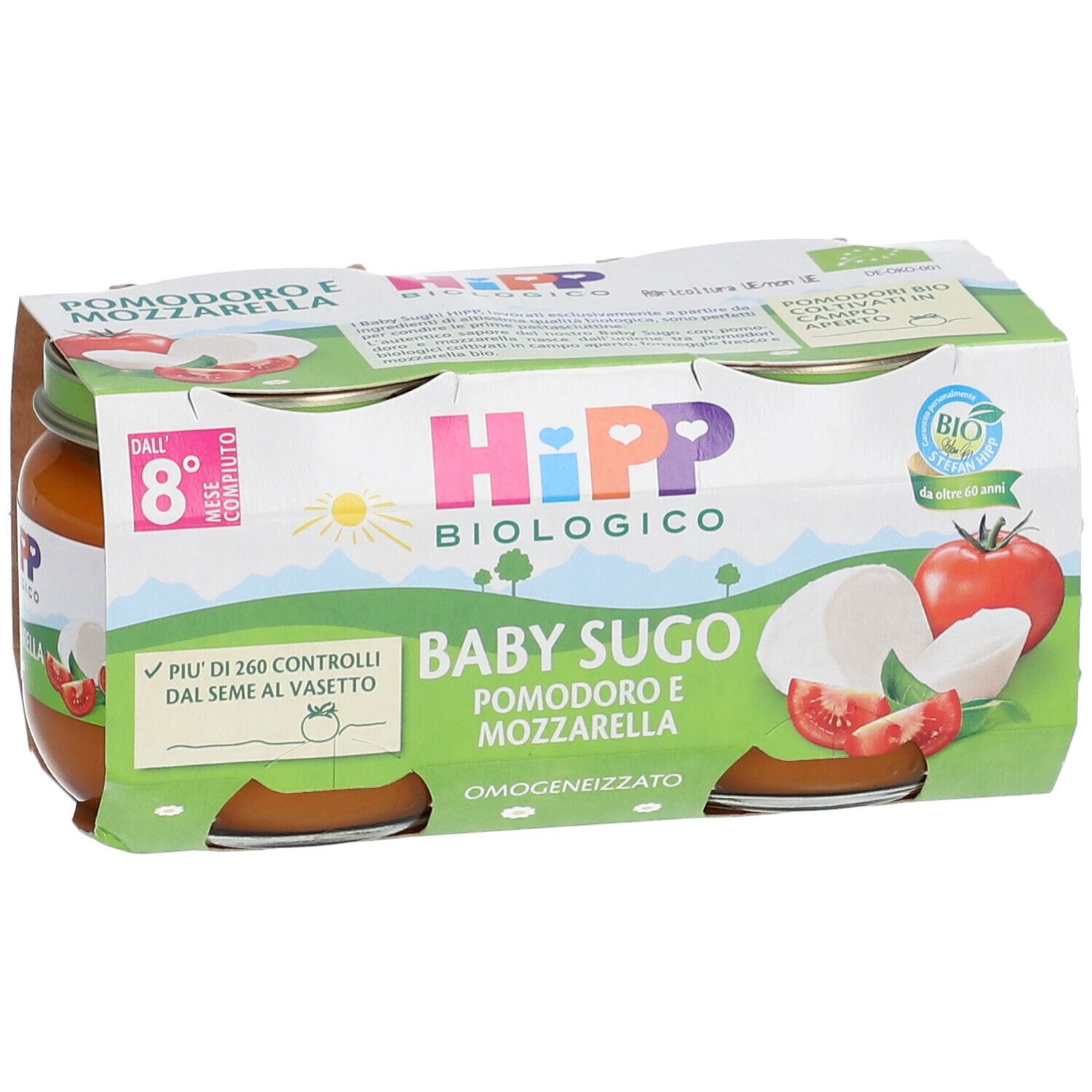 HiPP Biologico Baby Sugo Pomodoro e Mozzarella