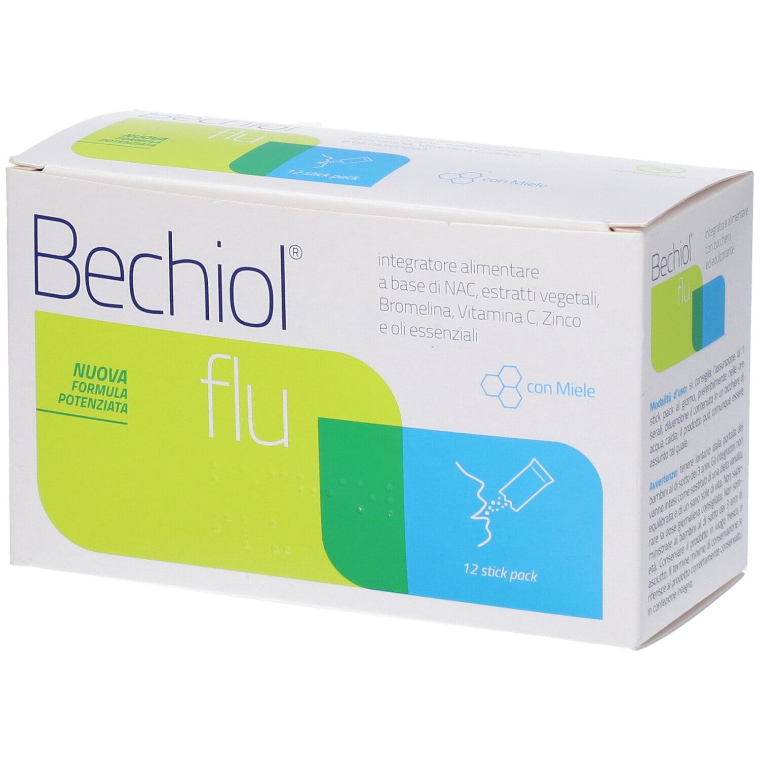 Bechiol Flu 12 Bustine Stick Pack