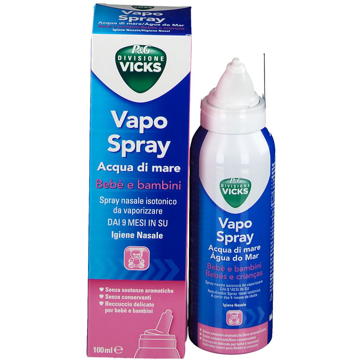 Vicks Vapo Spray Acqua di Mare Bebè e Bambini