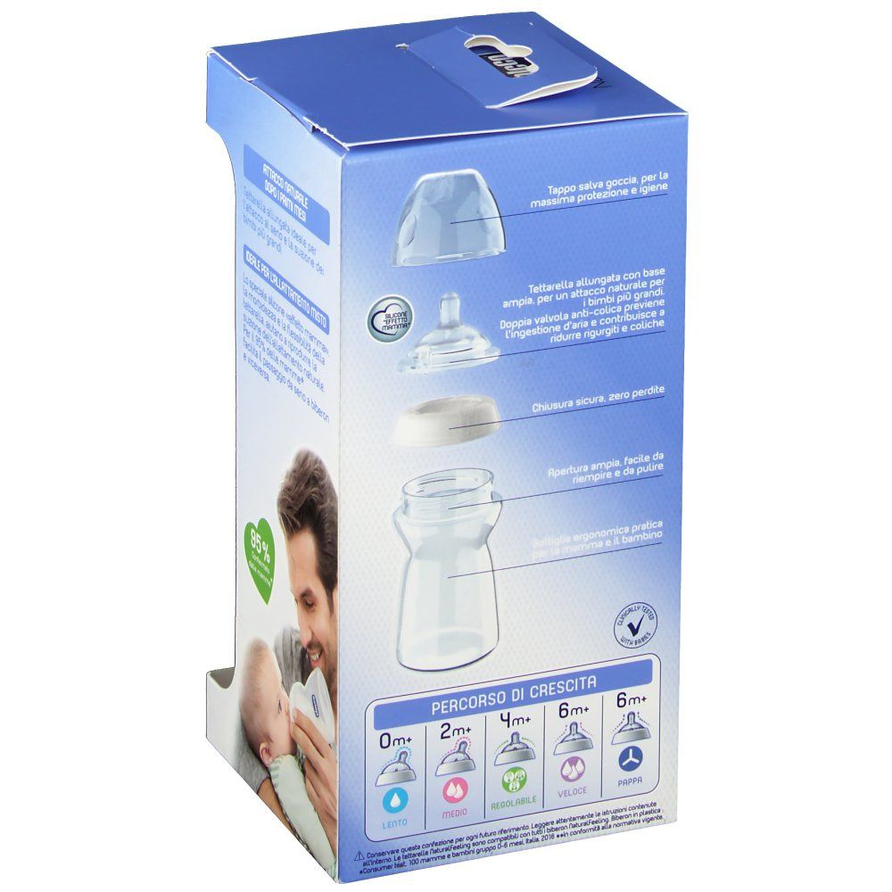 Chicco® Biberon Natural Feeling 6 mesi +