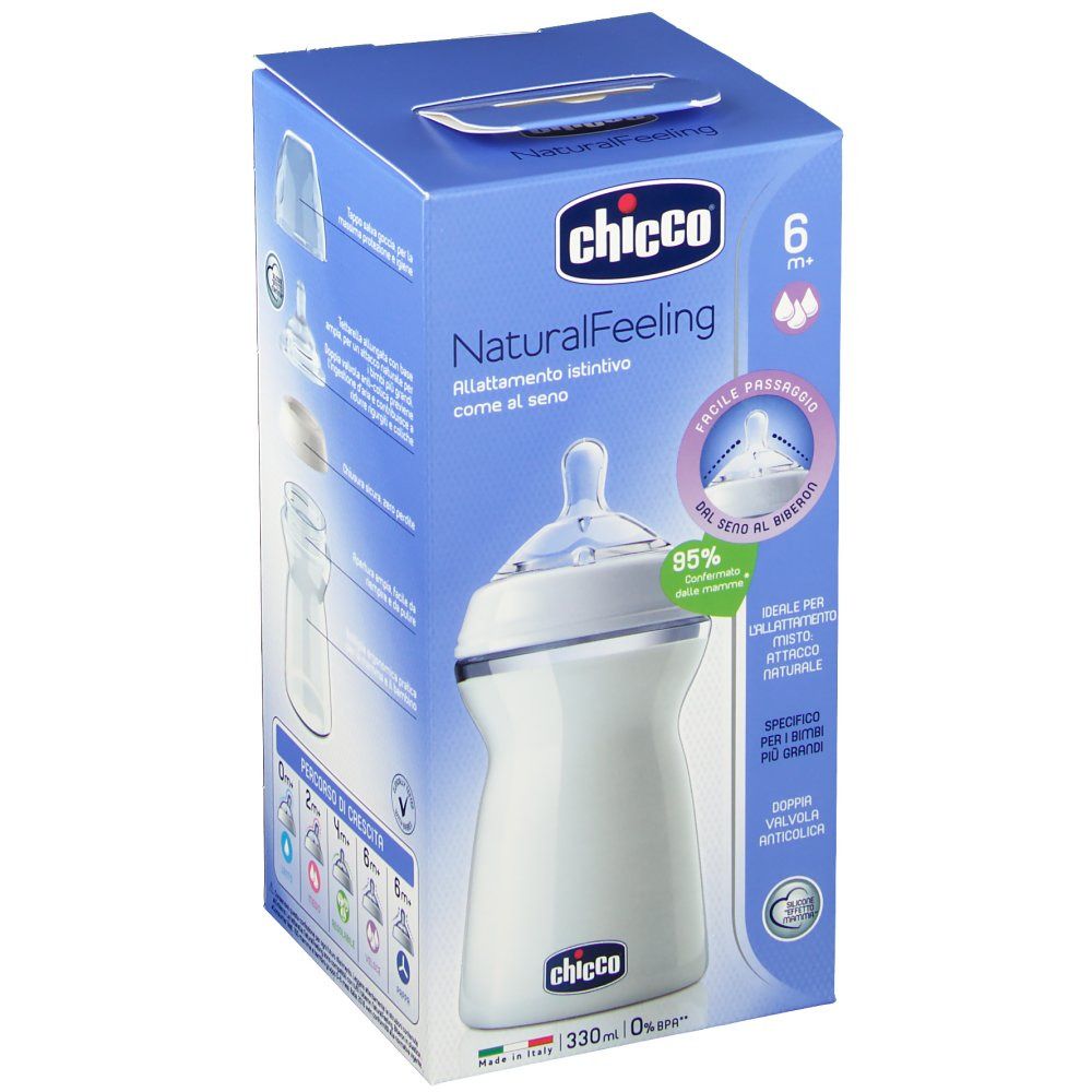 Chicco® Biberon Natural Feeling 6 mesi +