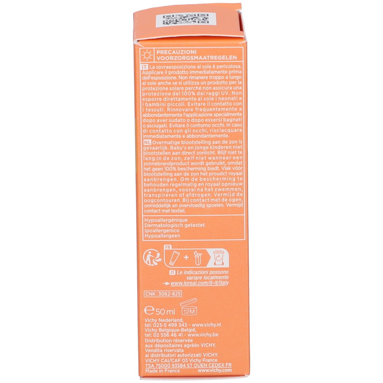 Vichy Capital Soleill BB Emulsione colorata effetto asciutto e mat SPF 50 50 ml