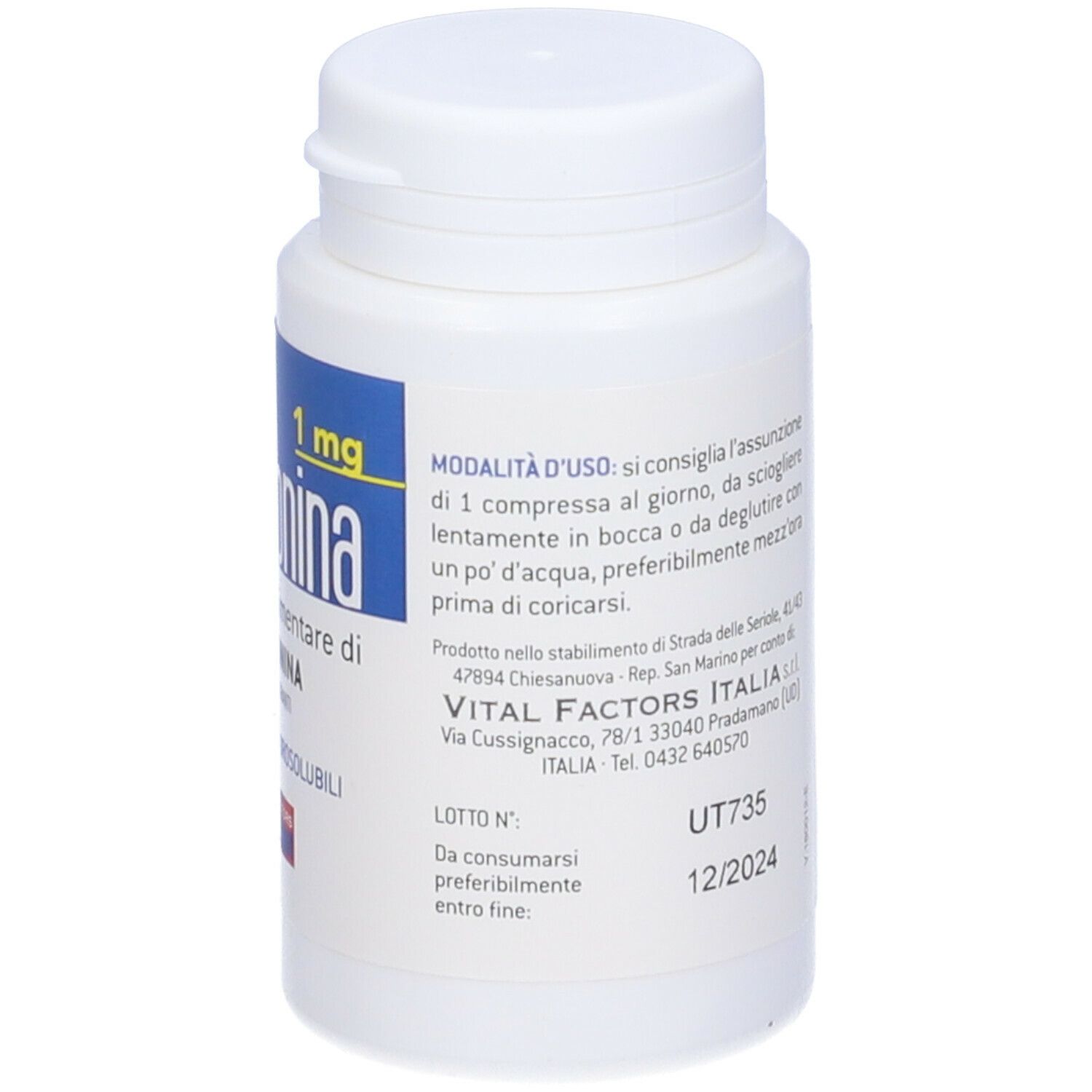 Melatonina 1 Mg 90 Compresse Orosolubili