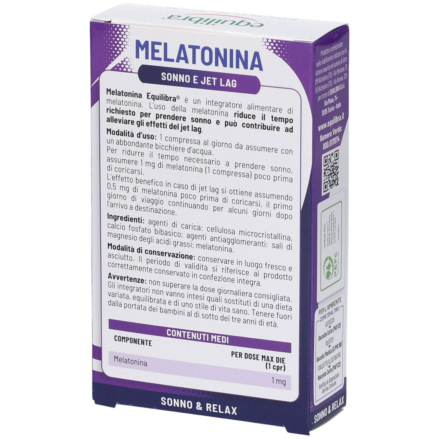 Equilibra®  Melatonina