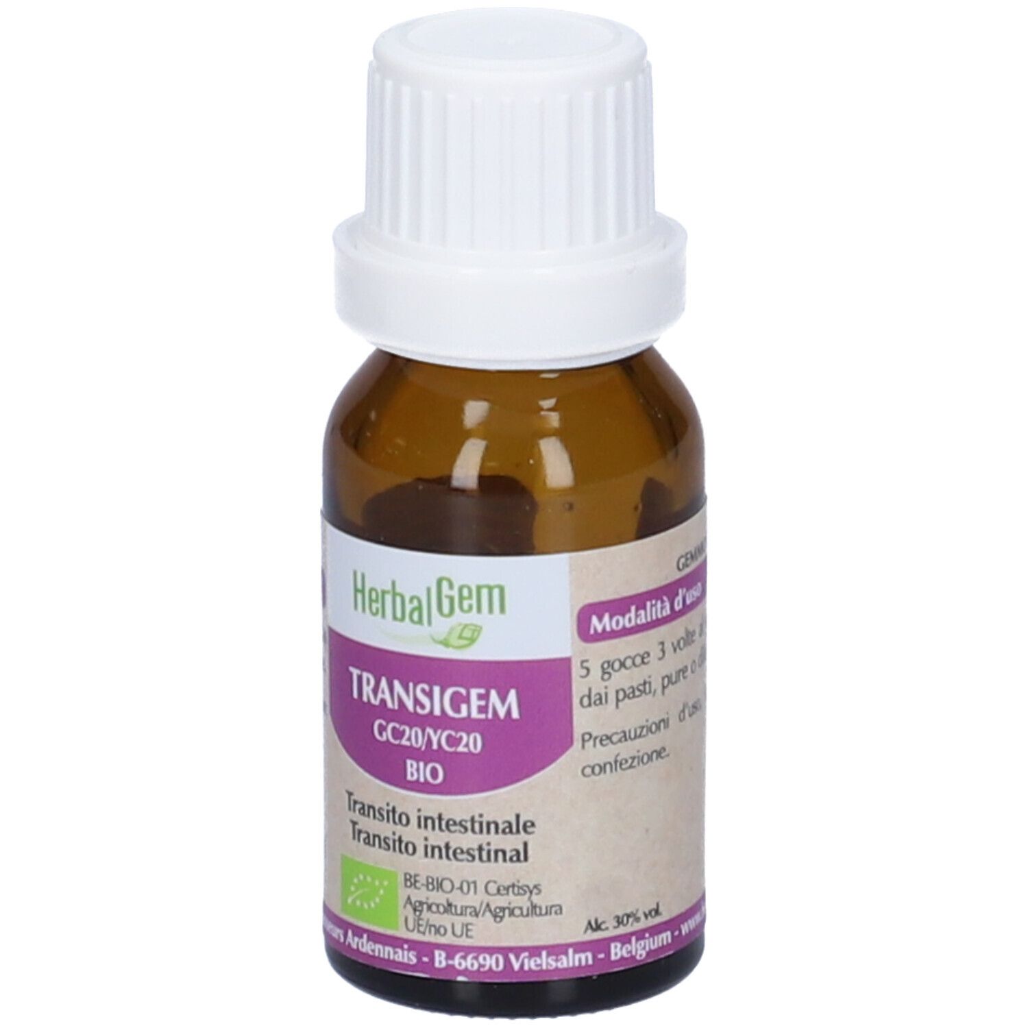 Herbalgem Transigem GC20 BIO Transito Intestinale Gemmo Concentrata Gocce