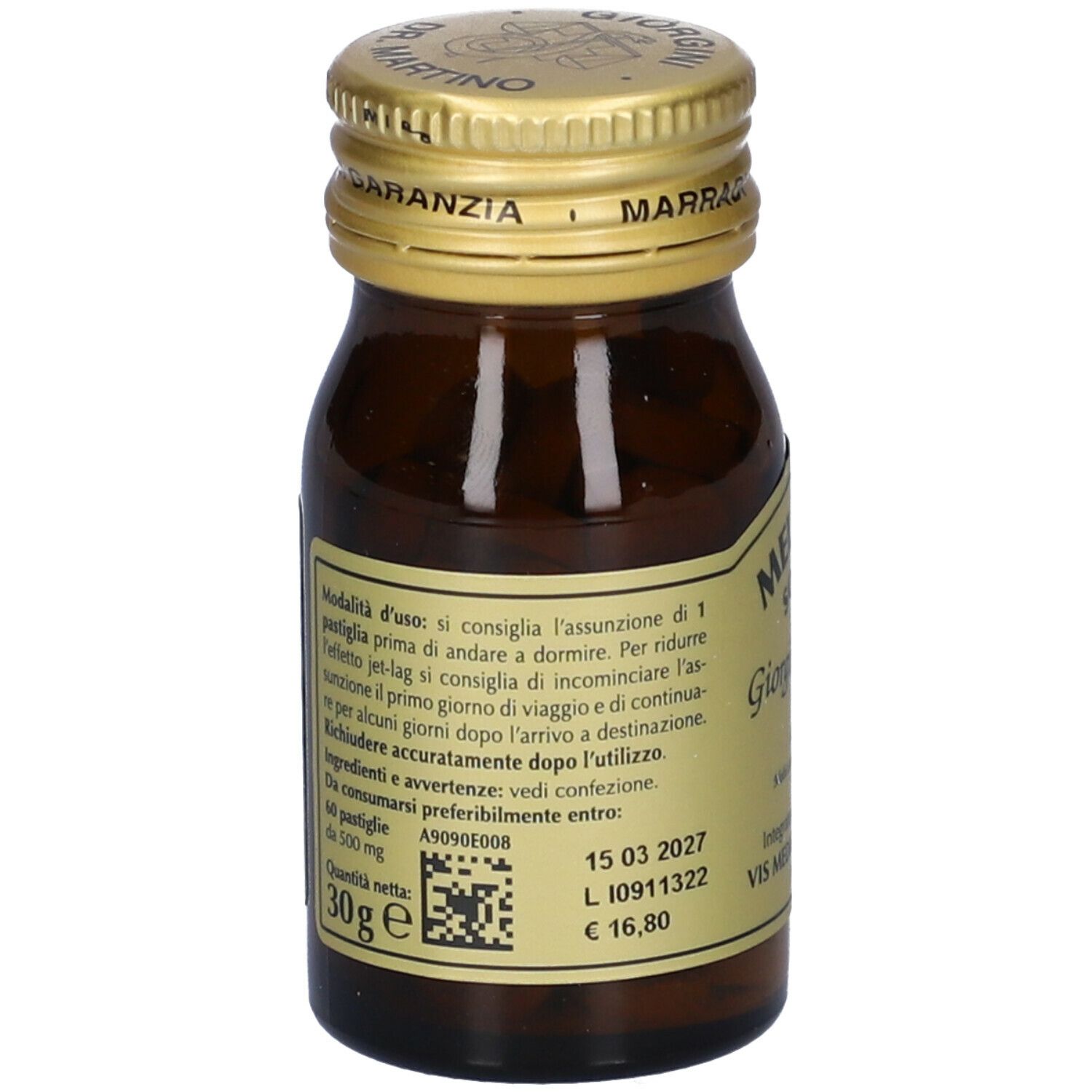 Melatonina Somnifera 60 Pastiglie