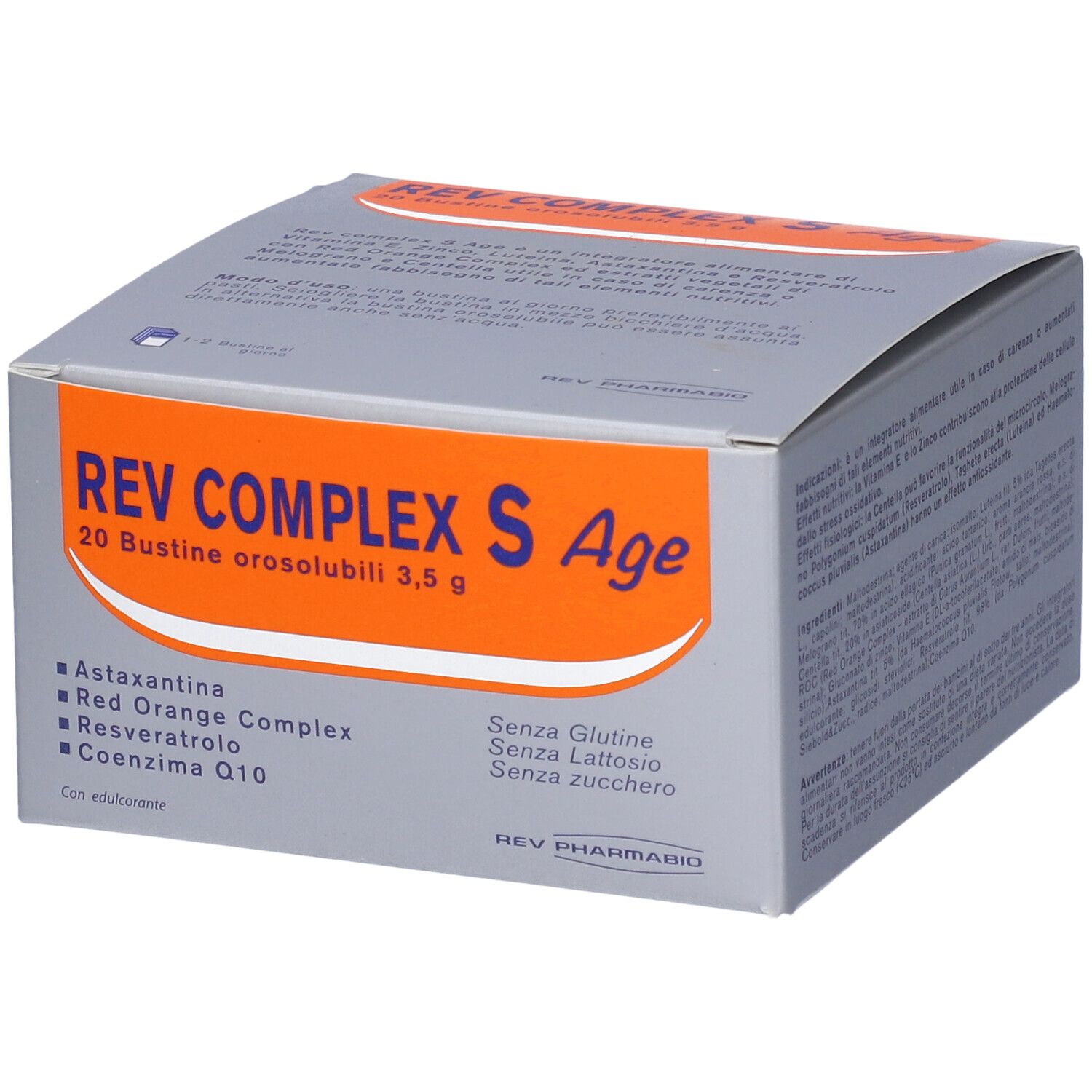 Rev Complex S Age 20 Bustine Astuccio 70 G