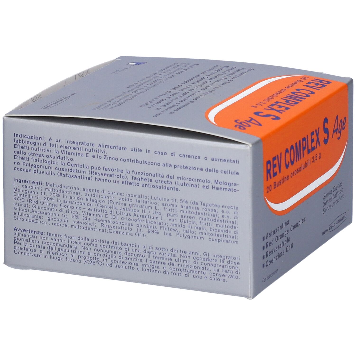 Rev Complex S Age 20 Bustine Astuccio 70 G