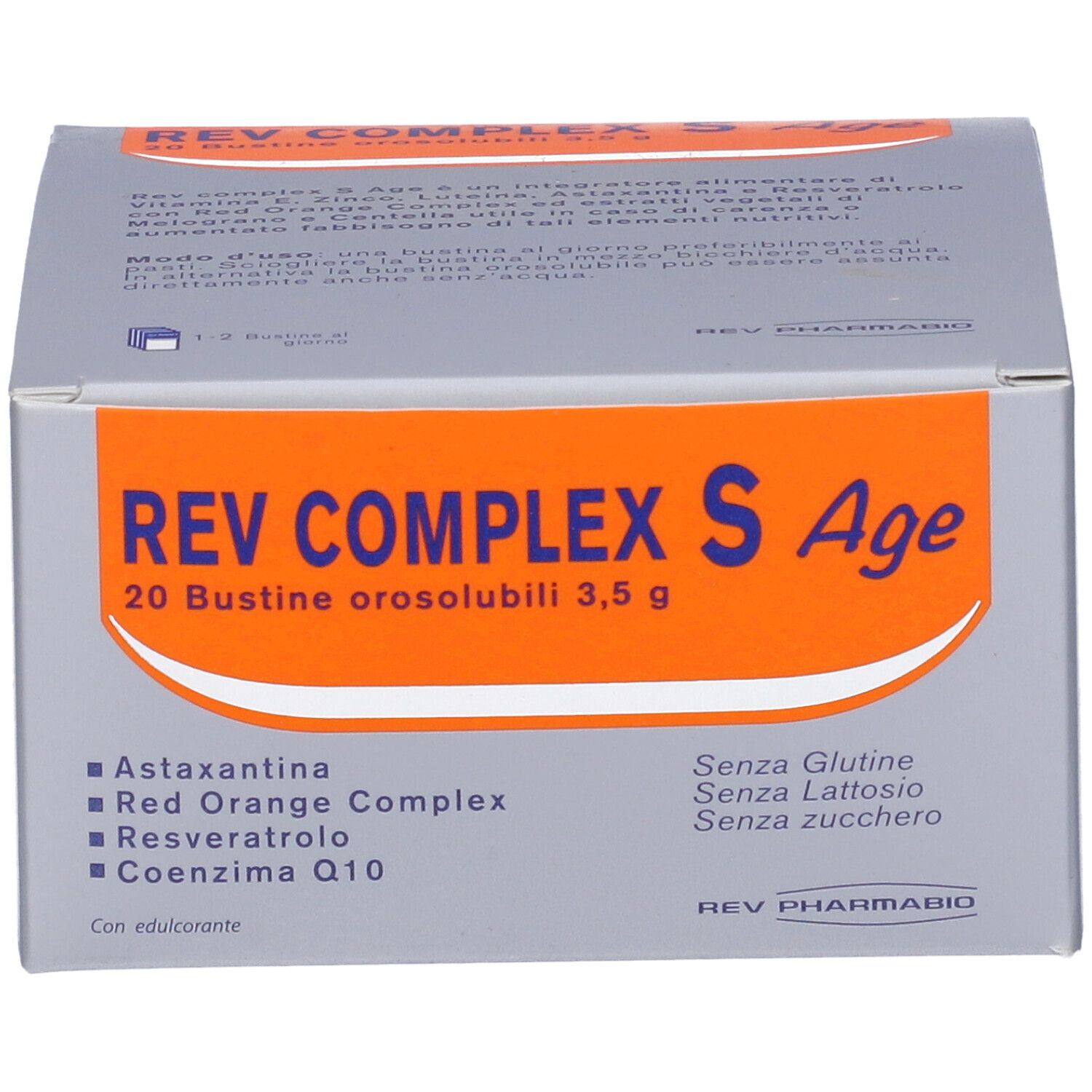 Rev Complex S Age 20 Bustine Astuccio 70 G