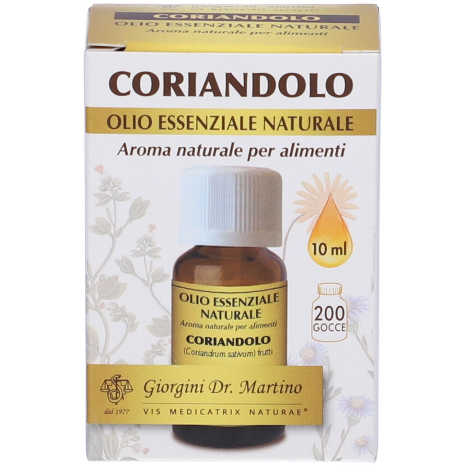Coriandolo Olio Essenziale 10 Ml
