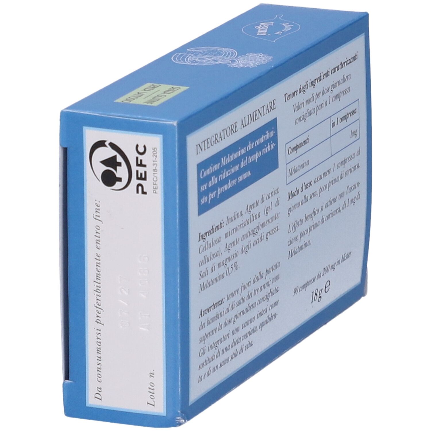 Erbamea Melatonina 1Mg Compresse