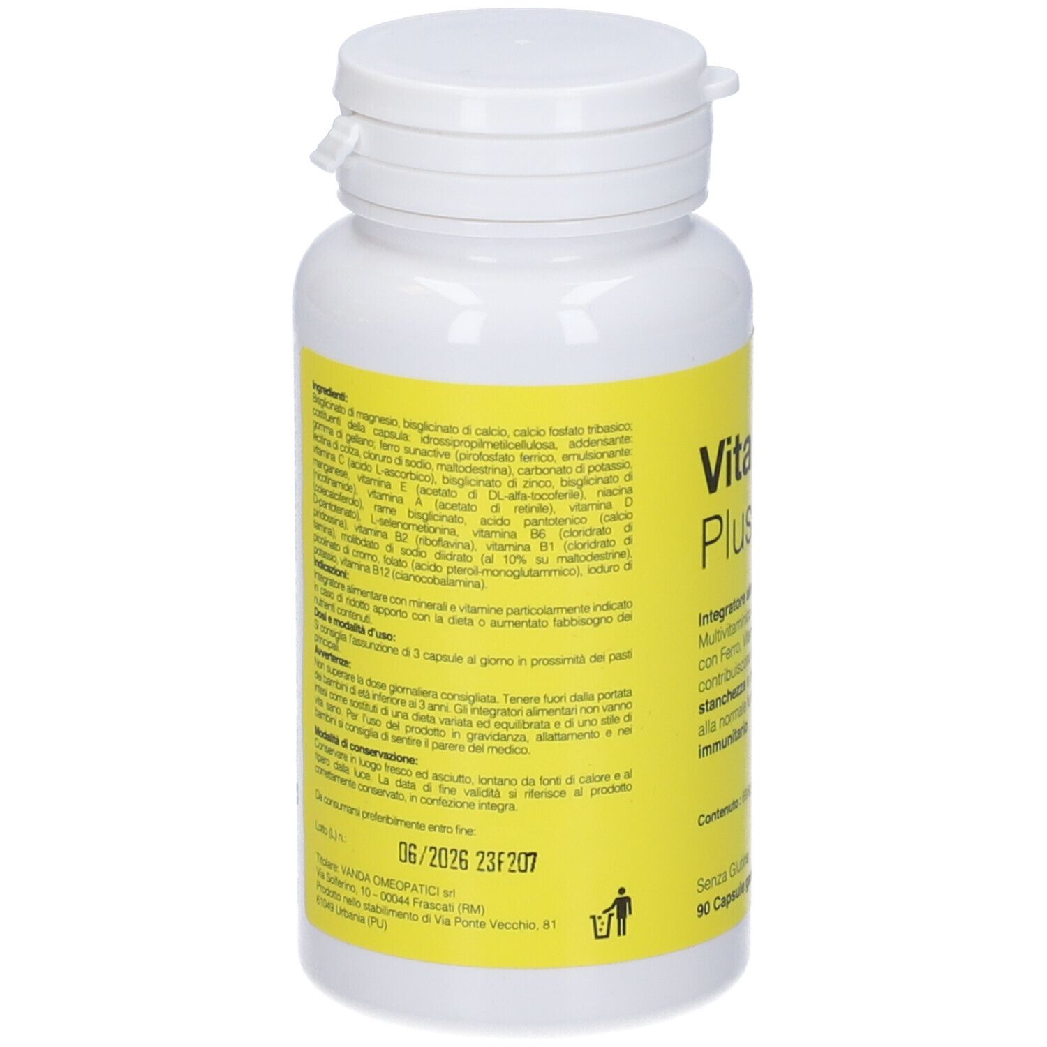 Vitaplus 90 Capsule Flacone 69,6 G