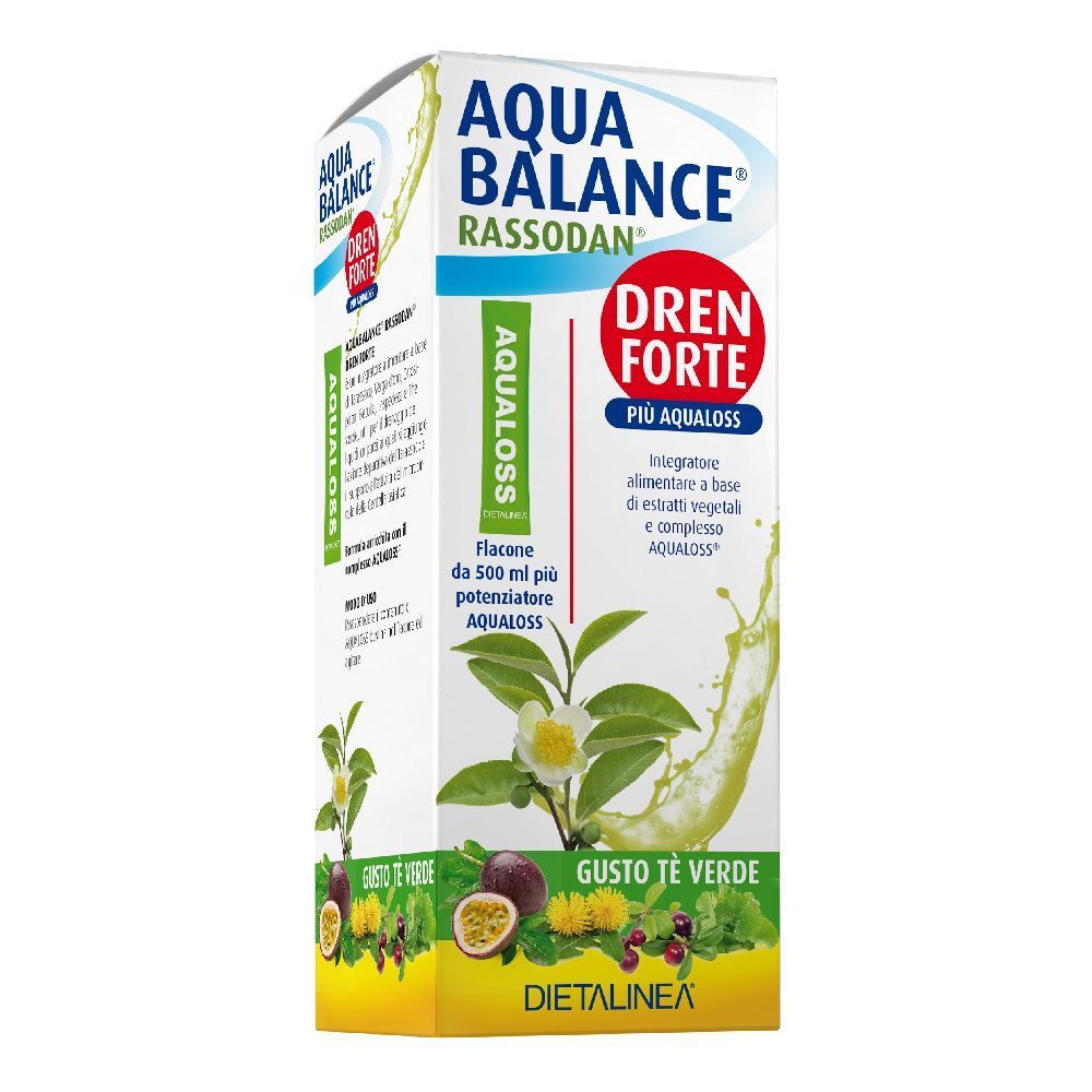 Aqua Balance Rassodan Dren Forte Gusto Ananas 500 Ml Dietalinea + Aqualoss 2,8 G
