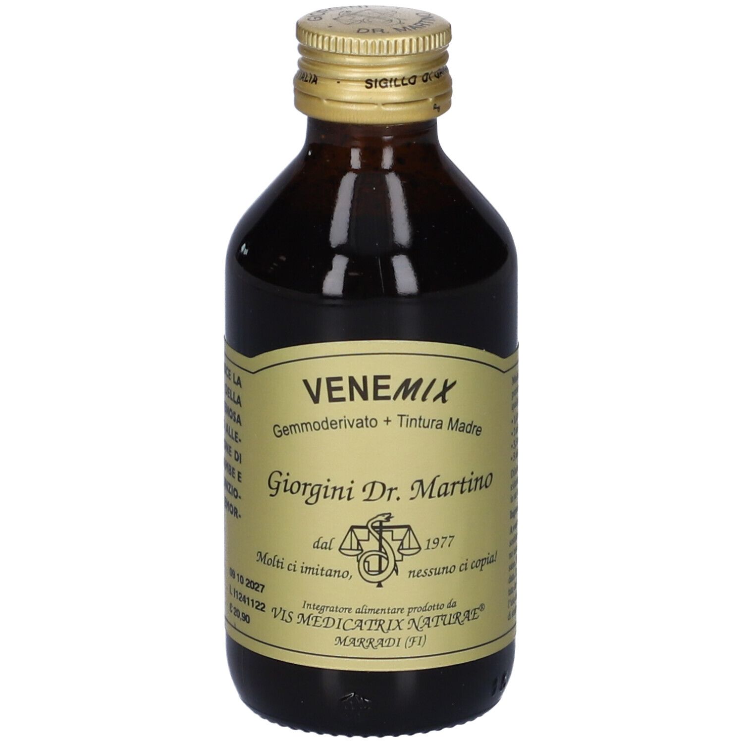 Venemix Gemmoderivato + Tintura Madre Senza Alcool 100 Ml