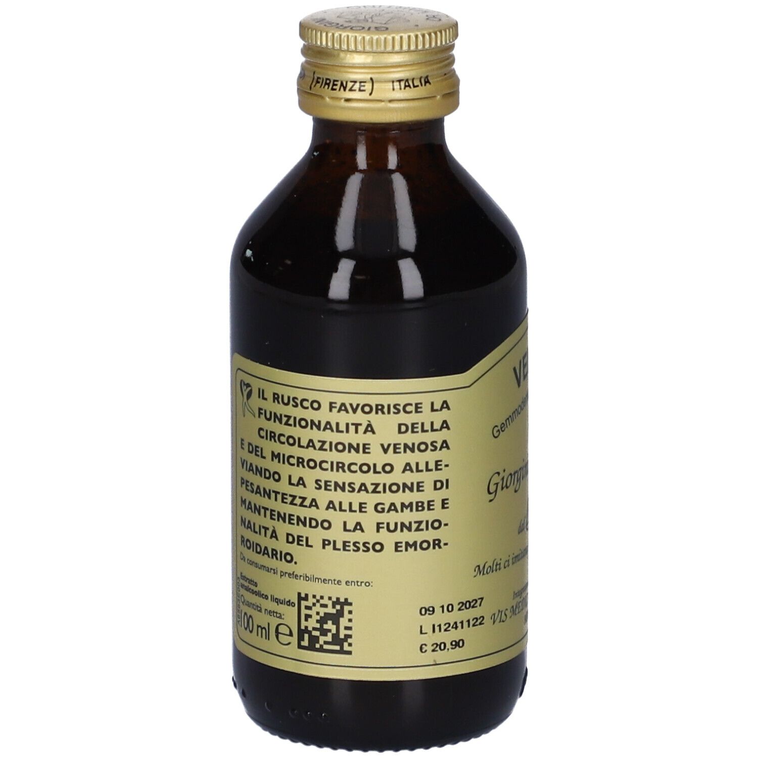Venemix Gemmoderivato + Tintura Madre Senza Alcool 100 Ml